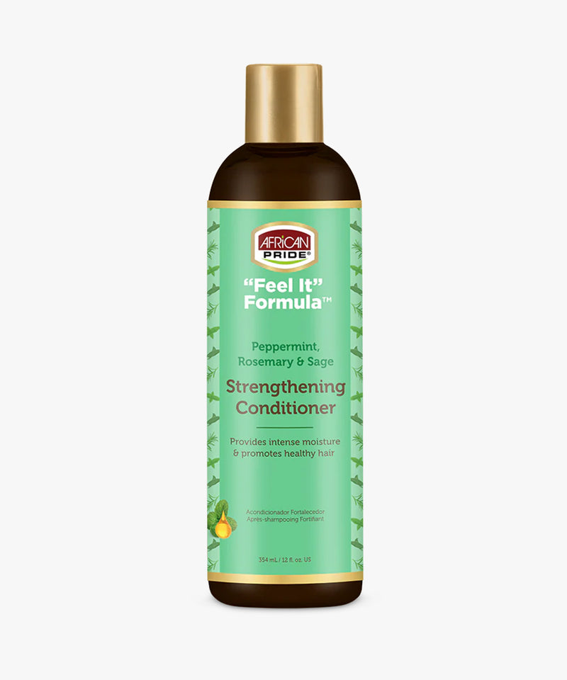 African Pride "Feel It" Formula Peppermint, Rosemary & Sage Strengthening Conditioner 354 ml