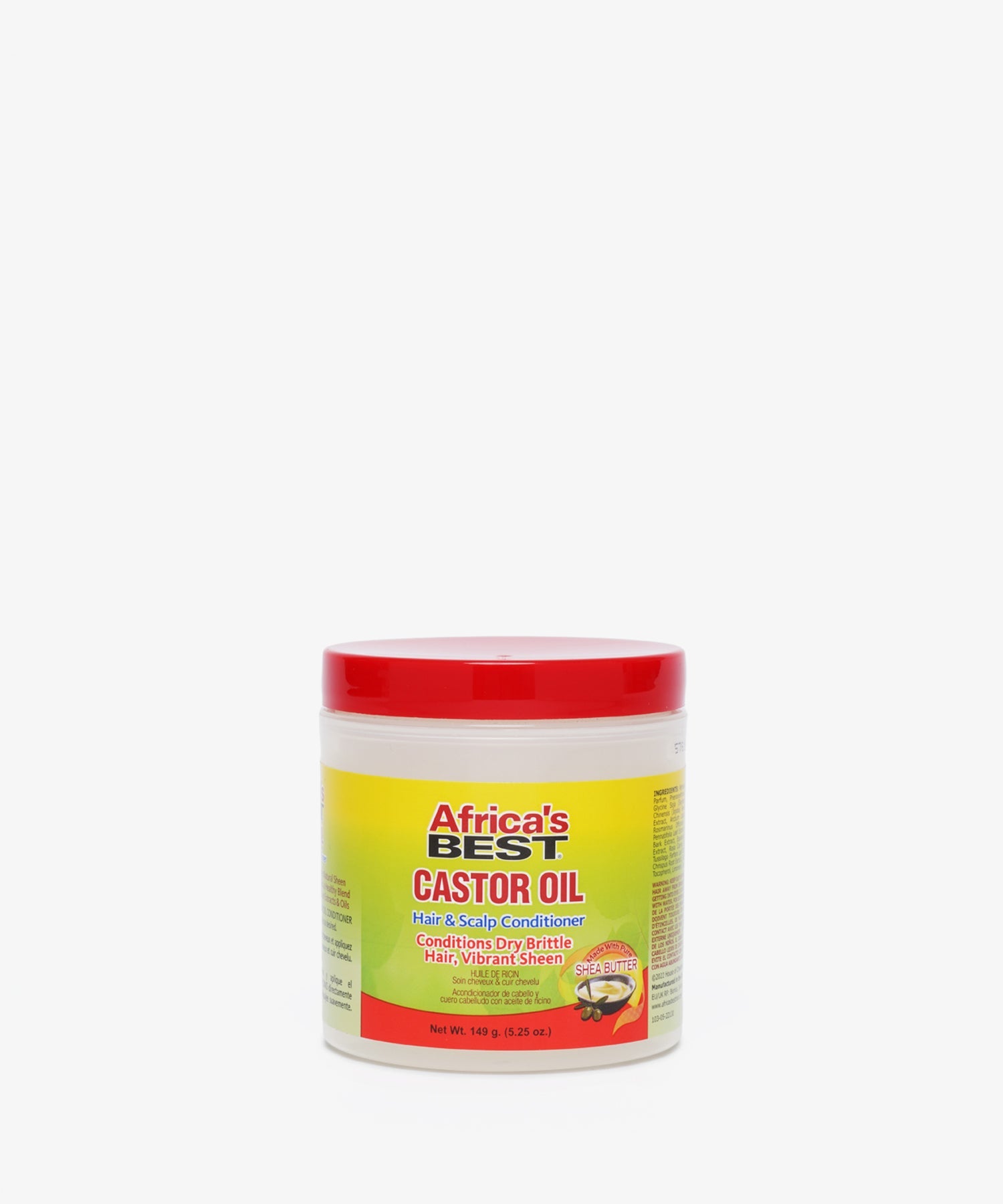 Africa's Best Castor Oil Hair & Scalp Conditioner Shea Butter 149 gr.
