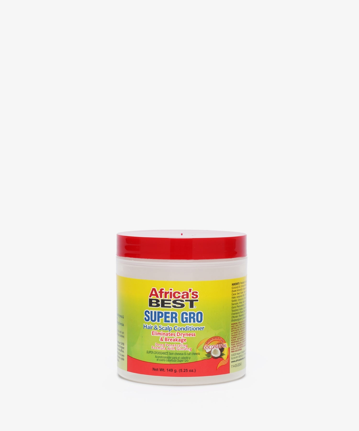Africa's Best Super Gro Hair & Scalp Conditioner Coconut Oil 149 gr.