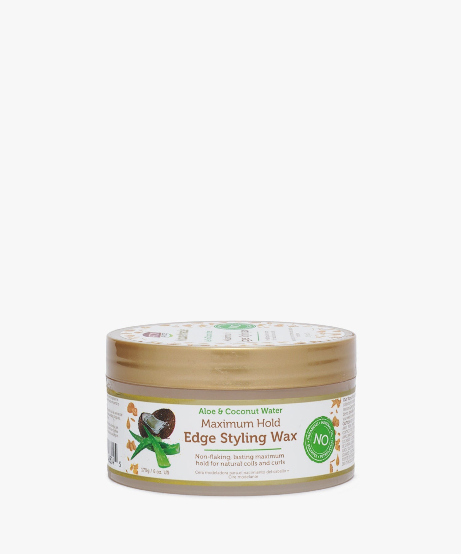 African Pride Moisture Miracle Aloe & Coconut Water Maximum Hold Edge Styling Wax 170 gr.