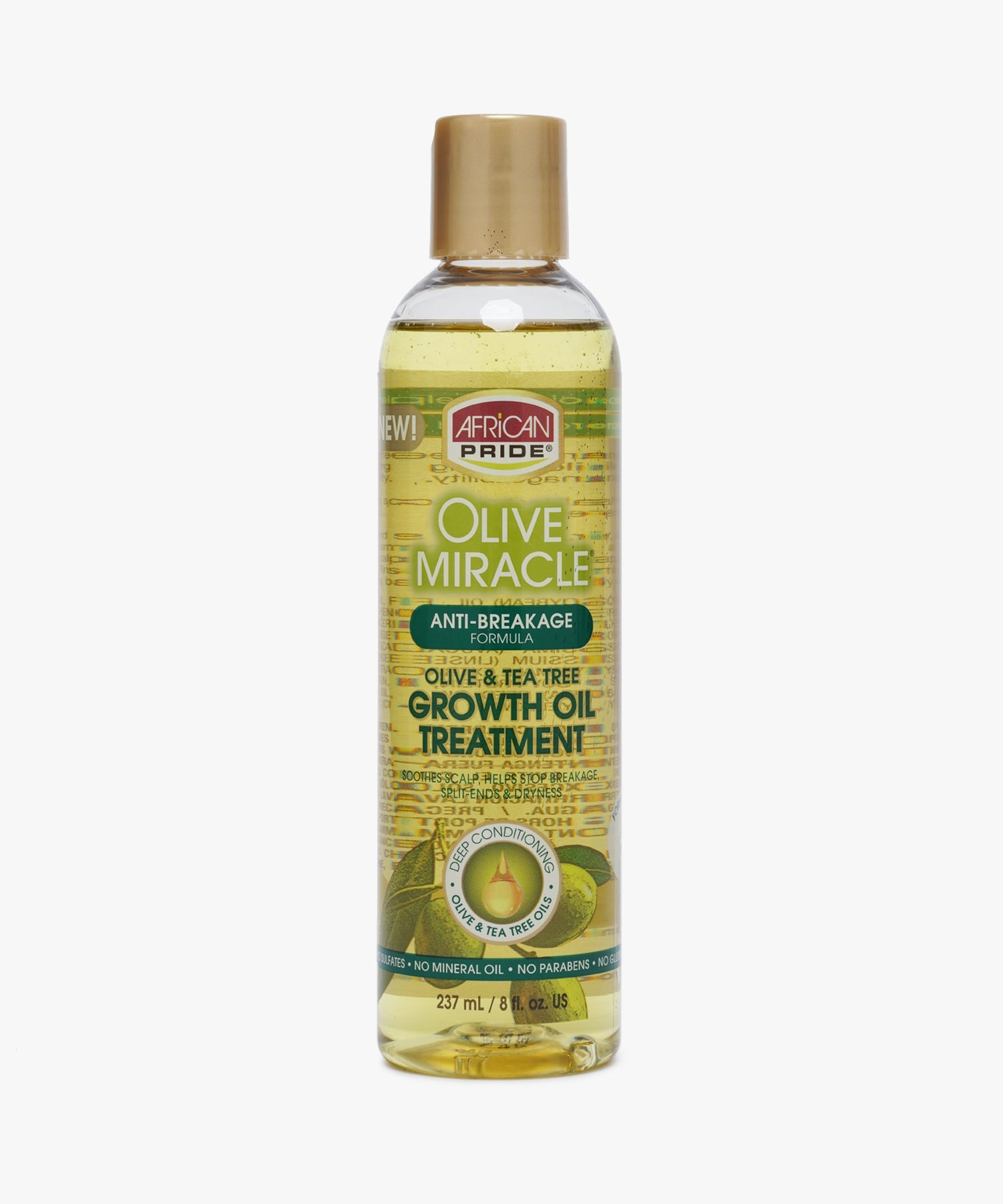 African Pride Olive Miracle Olive & Tea Tree Growth Oil Treatment 237 ml