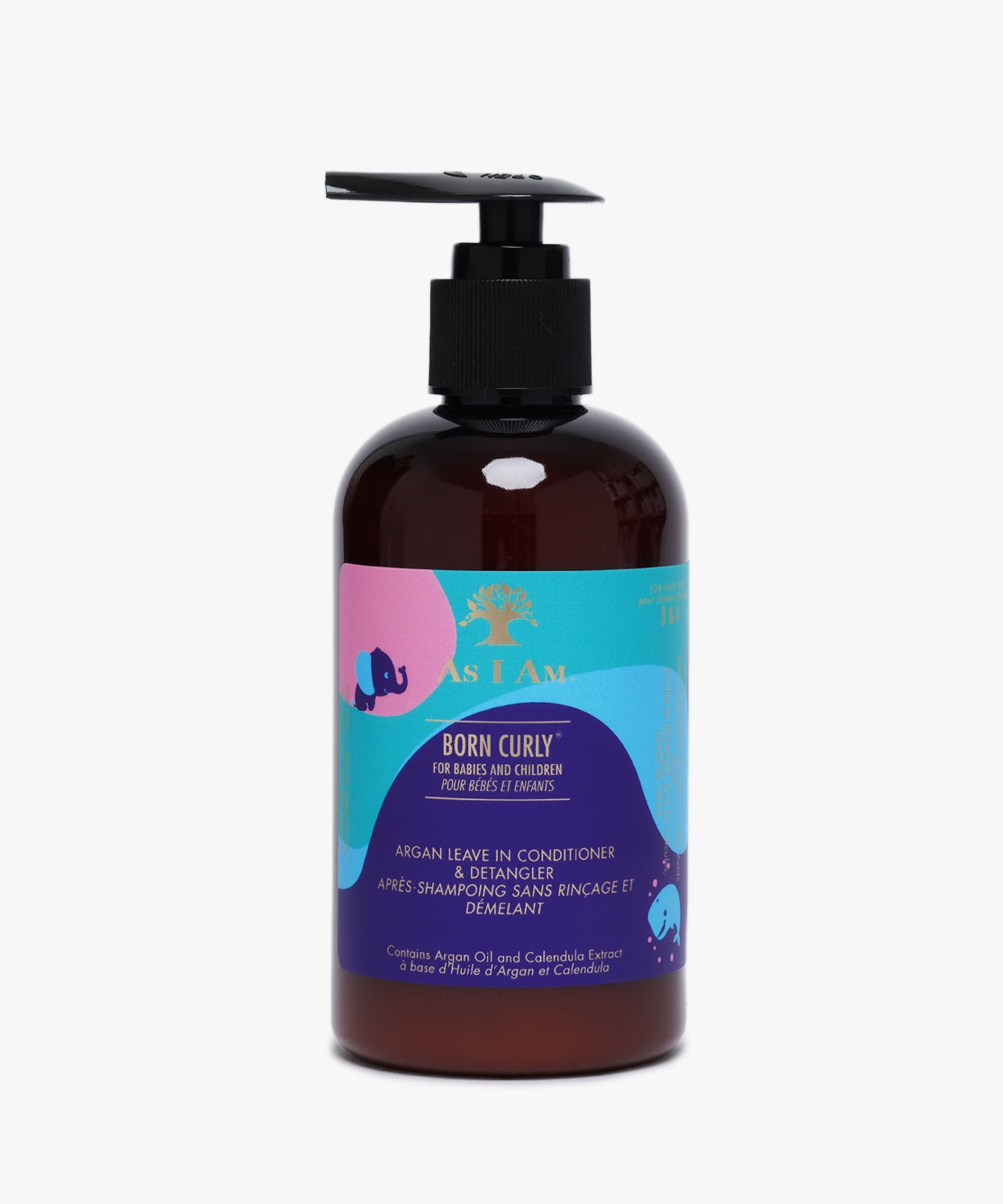 As I Am Born Curly Argan Leave-In 240 ml – milde detangler voor kinderen met krullend haar