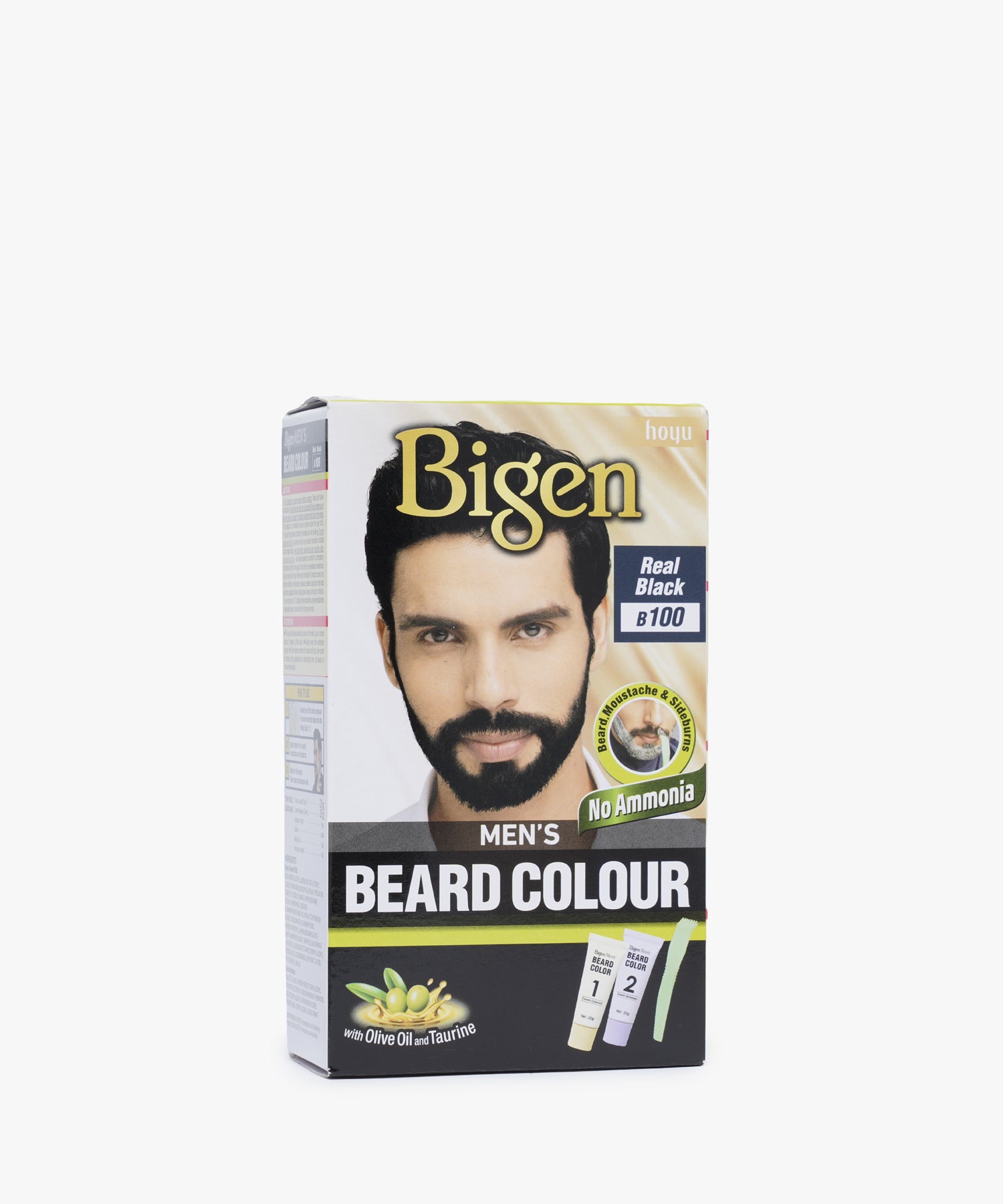 Bigen Men's Beard Colour #100 Real Black