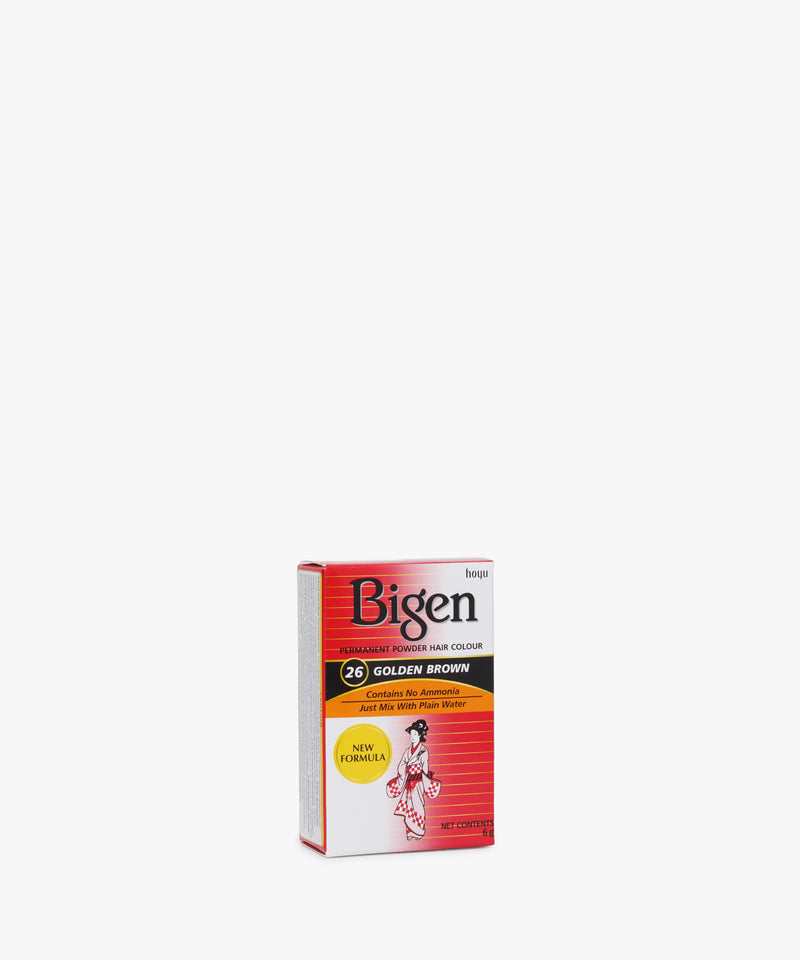Bigen Permanent Powder Hair Colour #26 Golden Brown