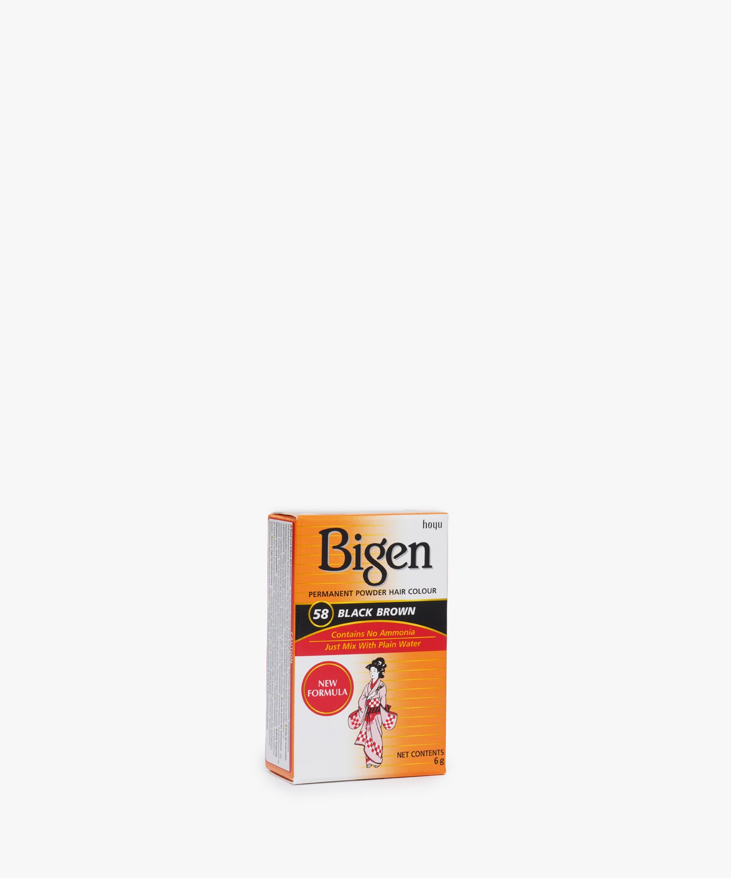 Bigen Permanent Powder Hair Colour #58 Black Brown