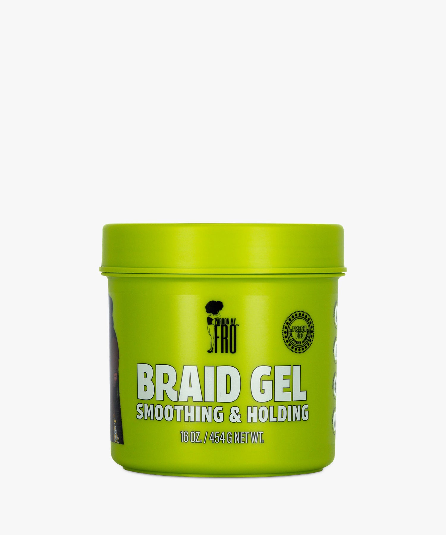 Pardon My Fro Braid Gel (Smoothing & Holding) 454 gr.