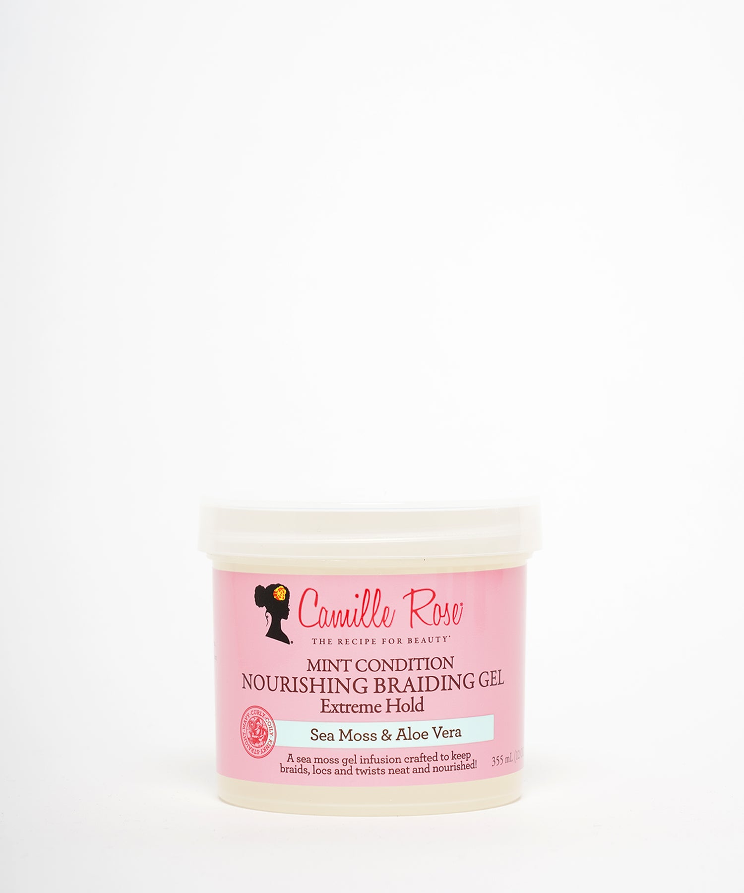 Camille Rose Mint Condition Nourishing Braiding Gel Extreme Hold 355 ml