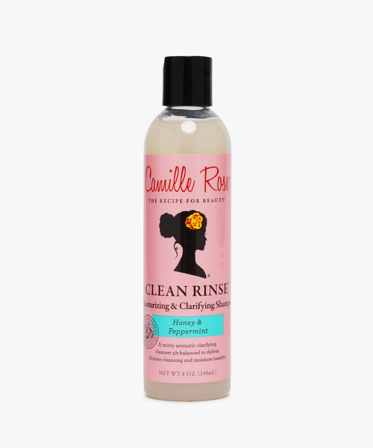 Camille Rose Clean Rinse Moisturizing & Clarifying Shampoo (Honey & Peppermint) 240 ml