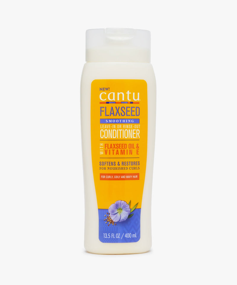 Cantu Flaxseed Smoothing Leave-In Or Rinse-Out Conditioner 400 ml