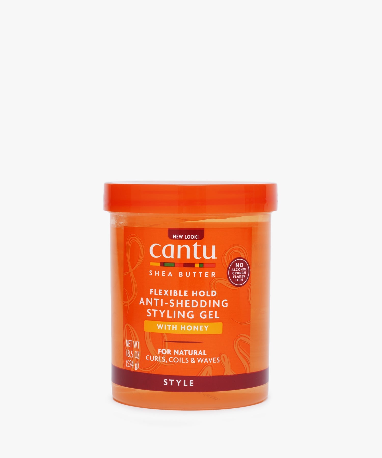 Cantu Shea Butter Flexible Hold Anti-Shedding Styling Gel w/ Honey 524 gr.