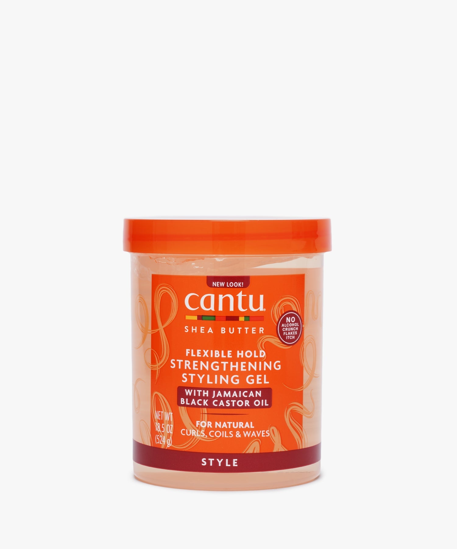 Cantu Shea Butter Flexible Hold Strengthening Styling Gel w/ Jamaican Black Castor Oil 524 gr.