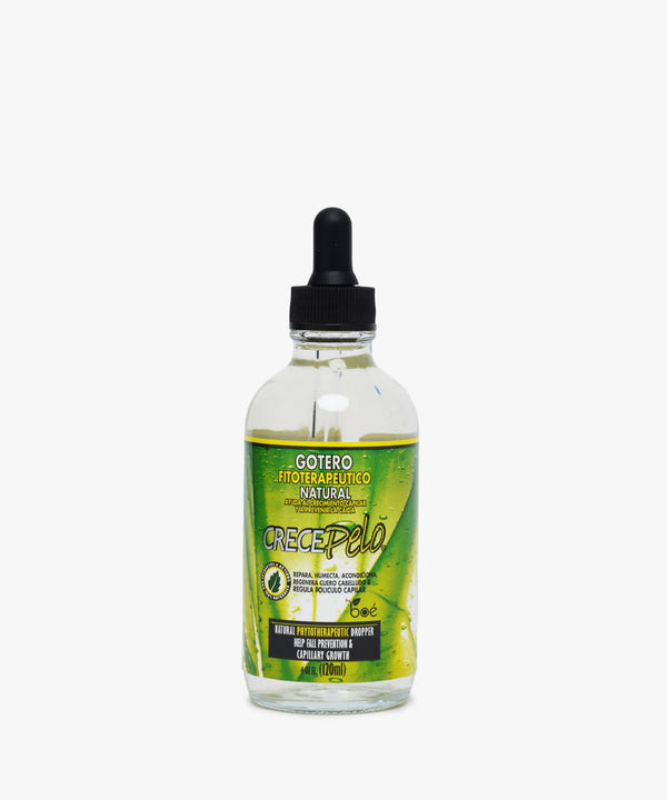 CrecePelo Gotero Fitoterapeutico Natural (Natural Phytotherapeutic Dropper) 120 ml
