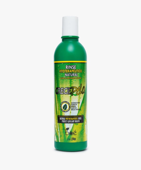 CrecePelo Rinse Fitoterapeutico Natural (Natural Phytotherapeutic Rinse) 350 gr.