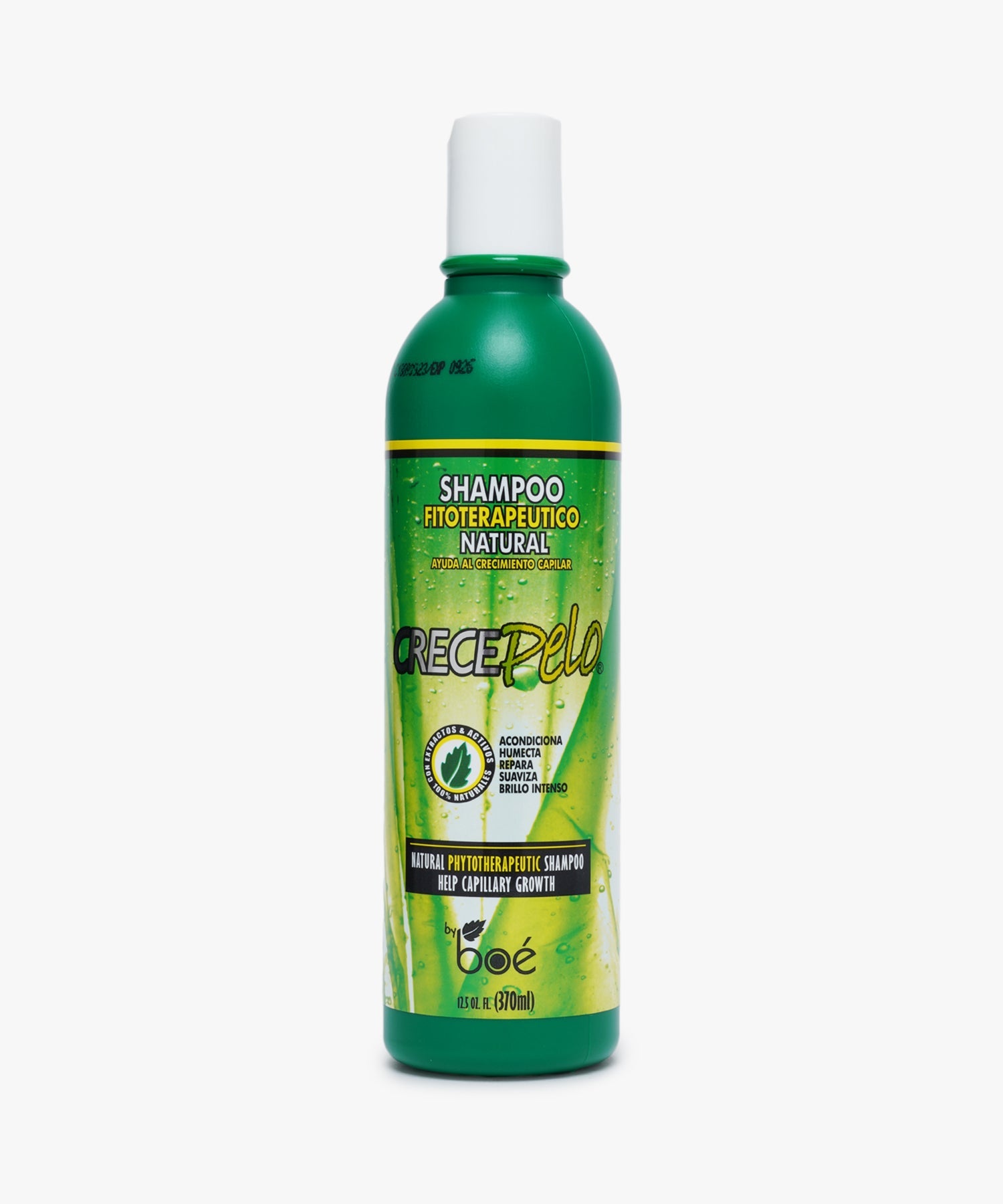 CrecePelo Shampoo Fitoterapeutico Natural (Natural Phytotherapeutic Shampoo) 370 ml