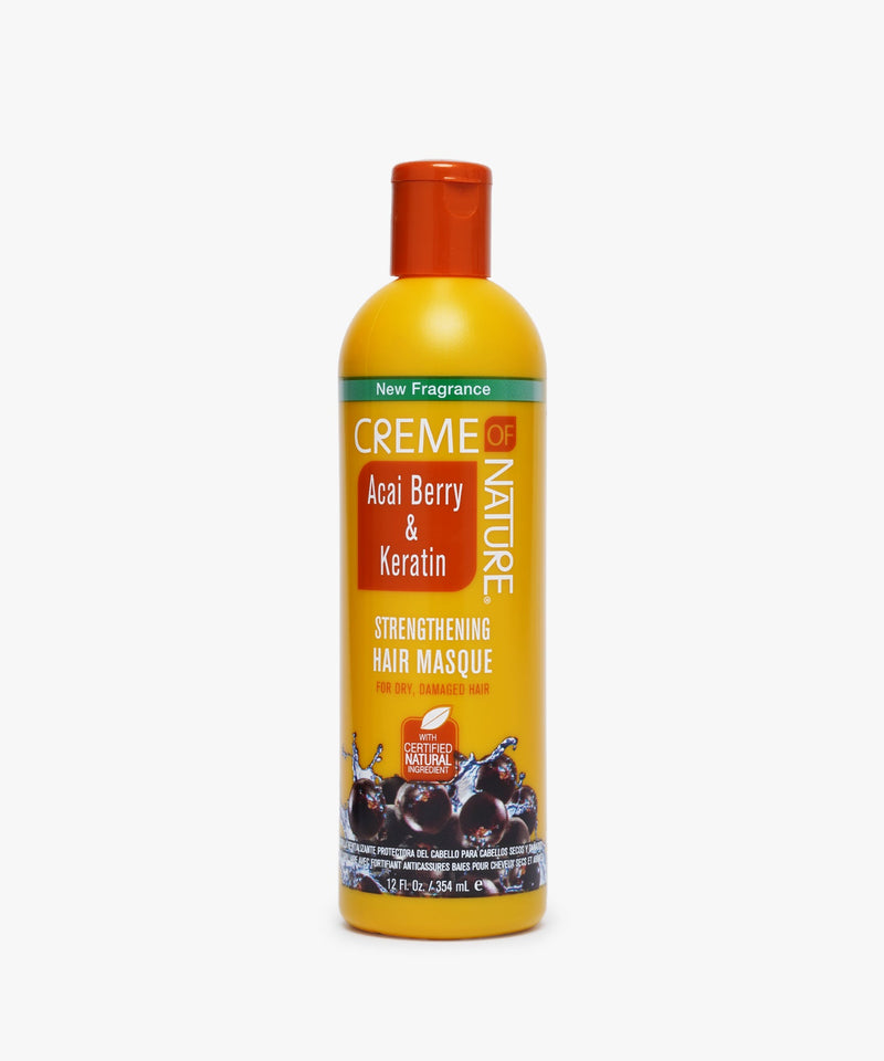 Creme Of Nature Acai Berry & Keratin Strengthening Hair Masque 354 ml
