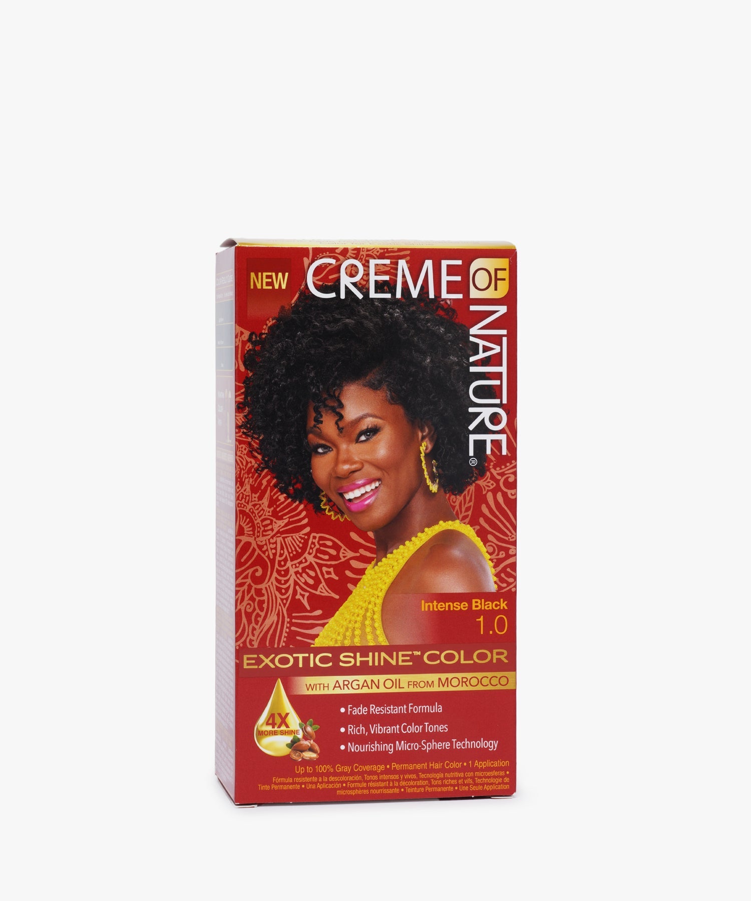 Creme Of Nature Exotic Shine Color #1.0 Intense Black