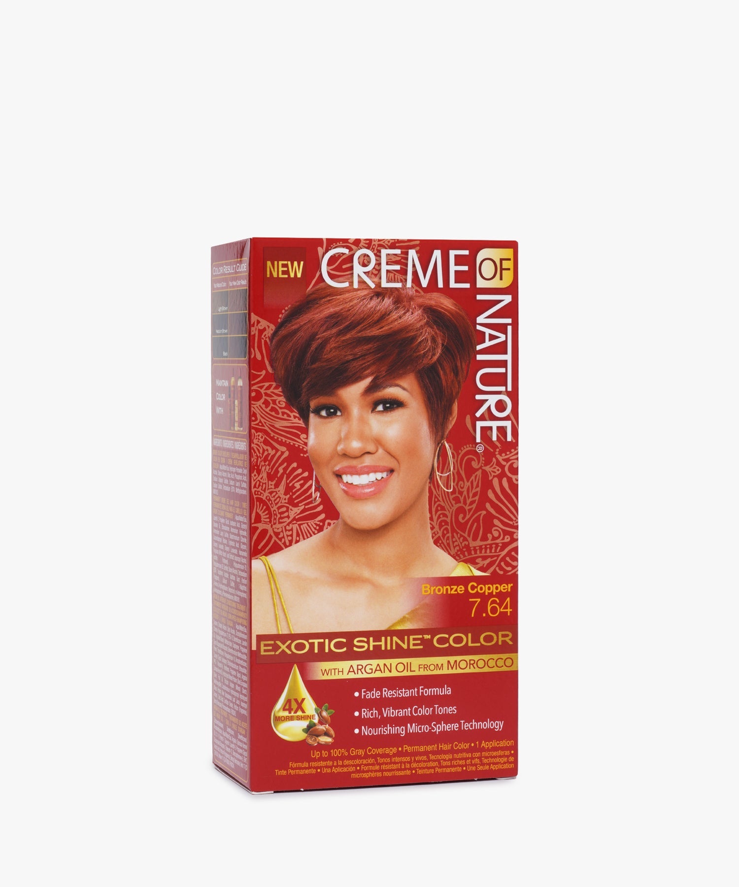 Creme Of Nature Exotic Shine Color #7.64 Bronze Copper
