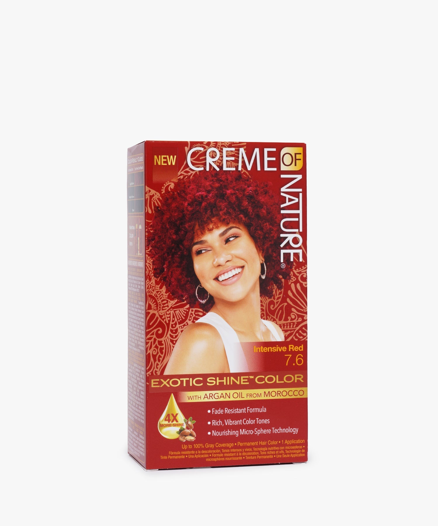 Creme Of Nature Exotic Shine Color #7.6 Intensive Red