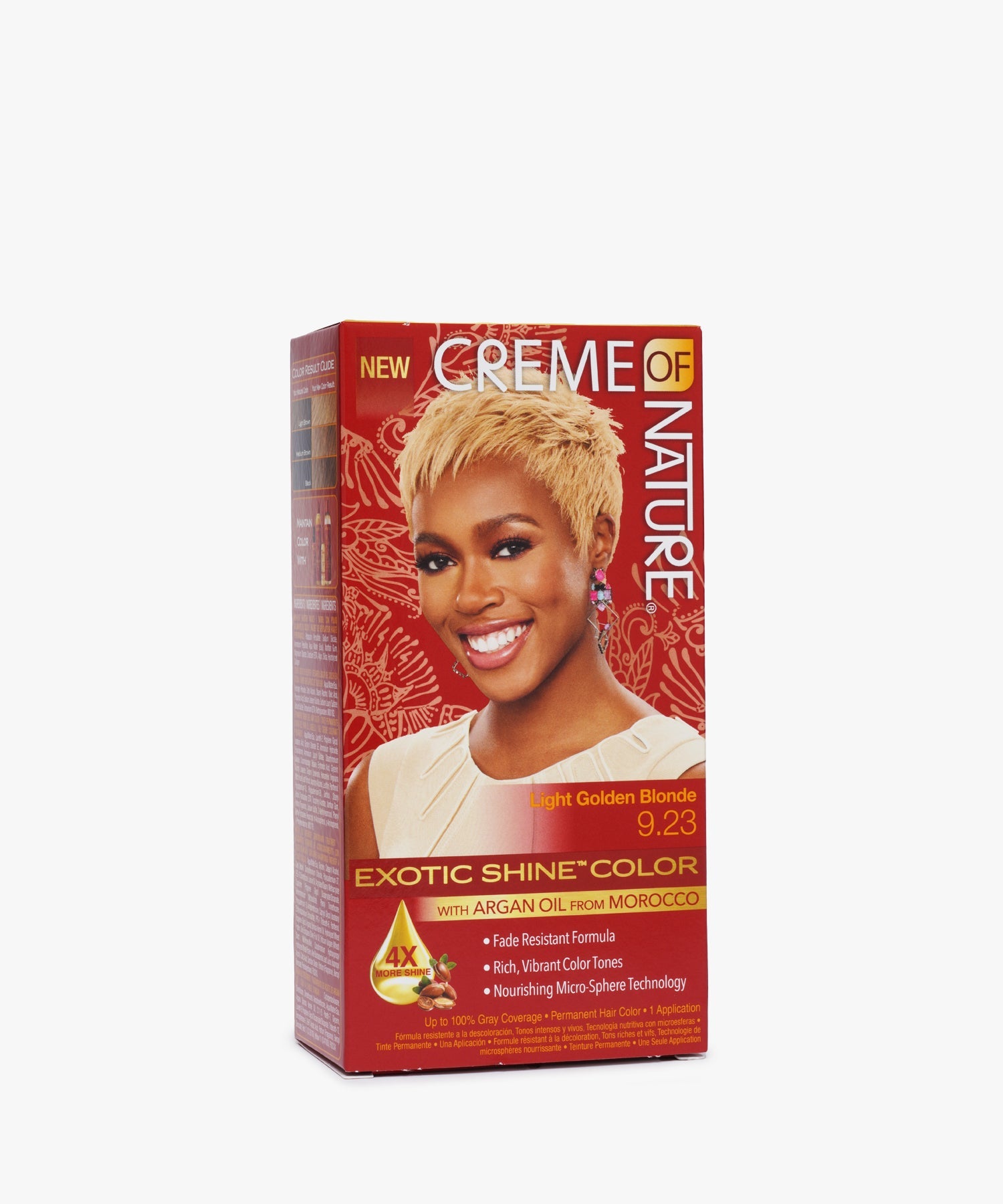 Creme Of Nature Exotic Shine Color #9.23 Light Golden Blonde