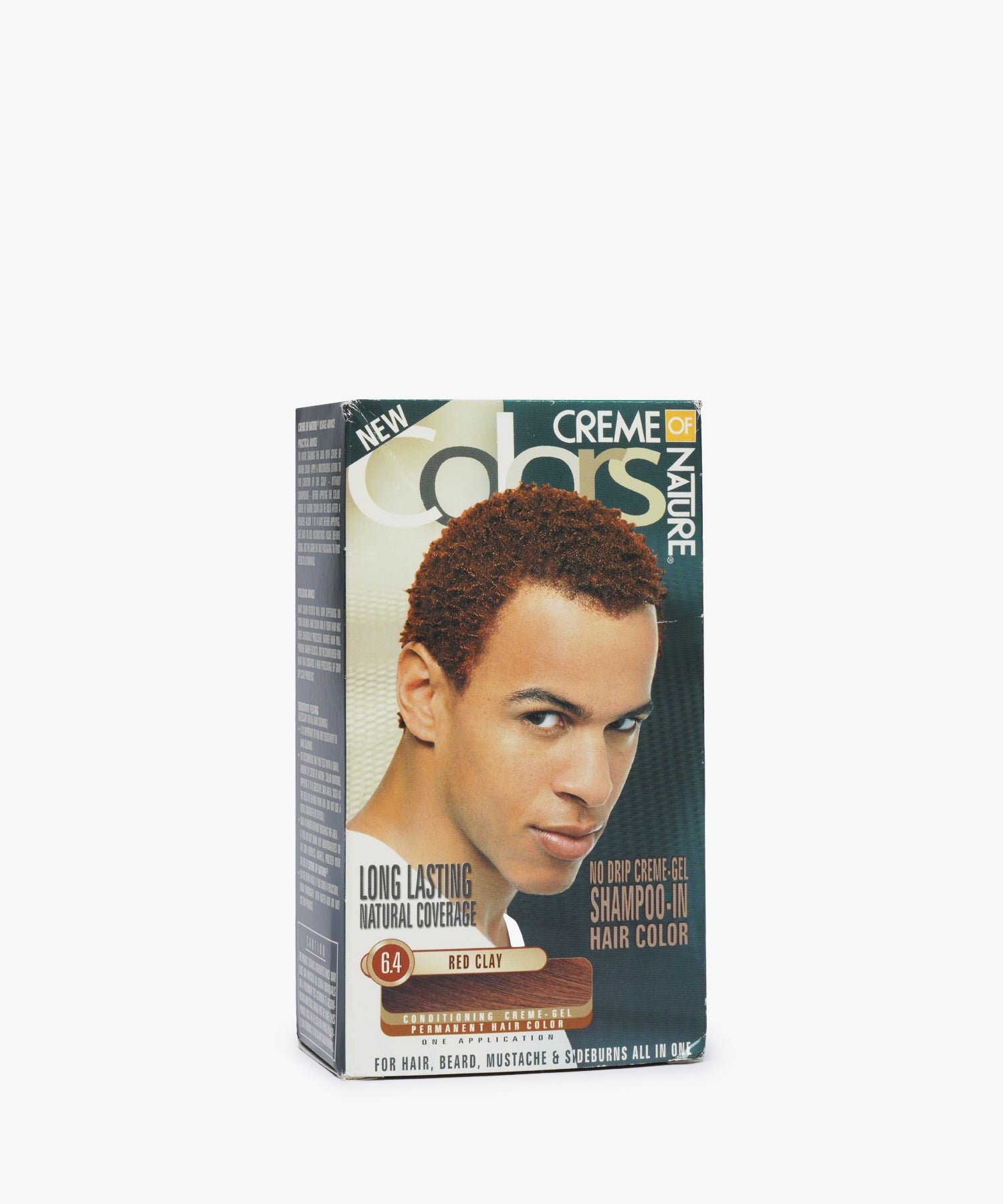 Creme Of Nature For long Lasting Color And Shine For Hair, Mustache & Beard #6.4 Red Clay