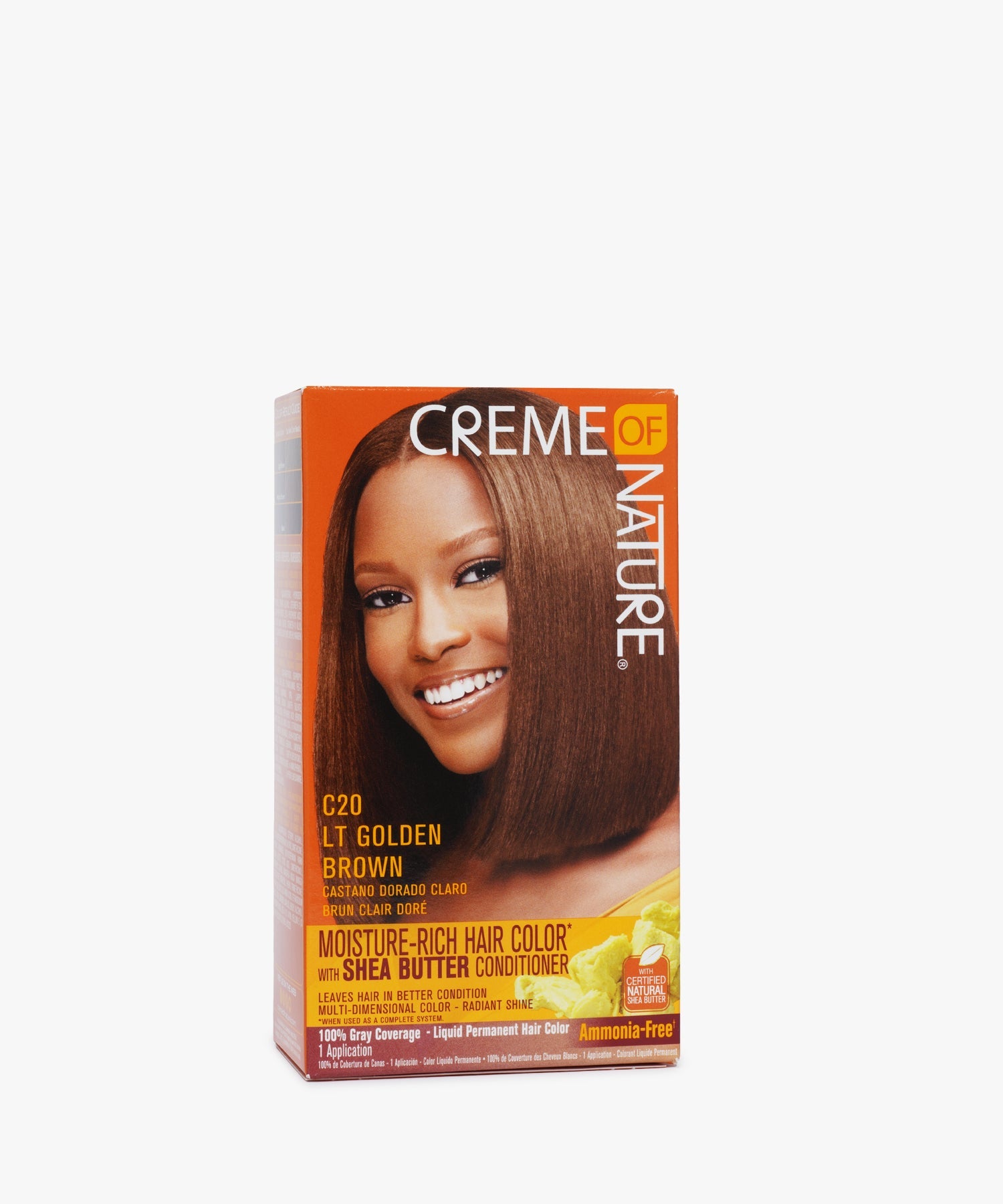 Creme Of Nature Moisture Rich Hair Color #C20 LT Golden Brown