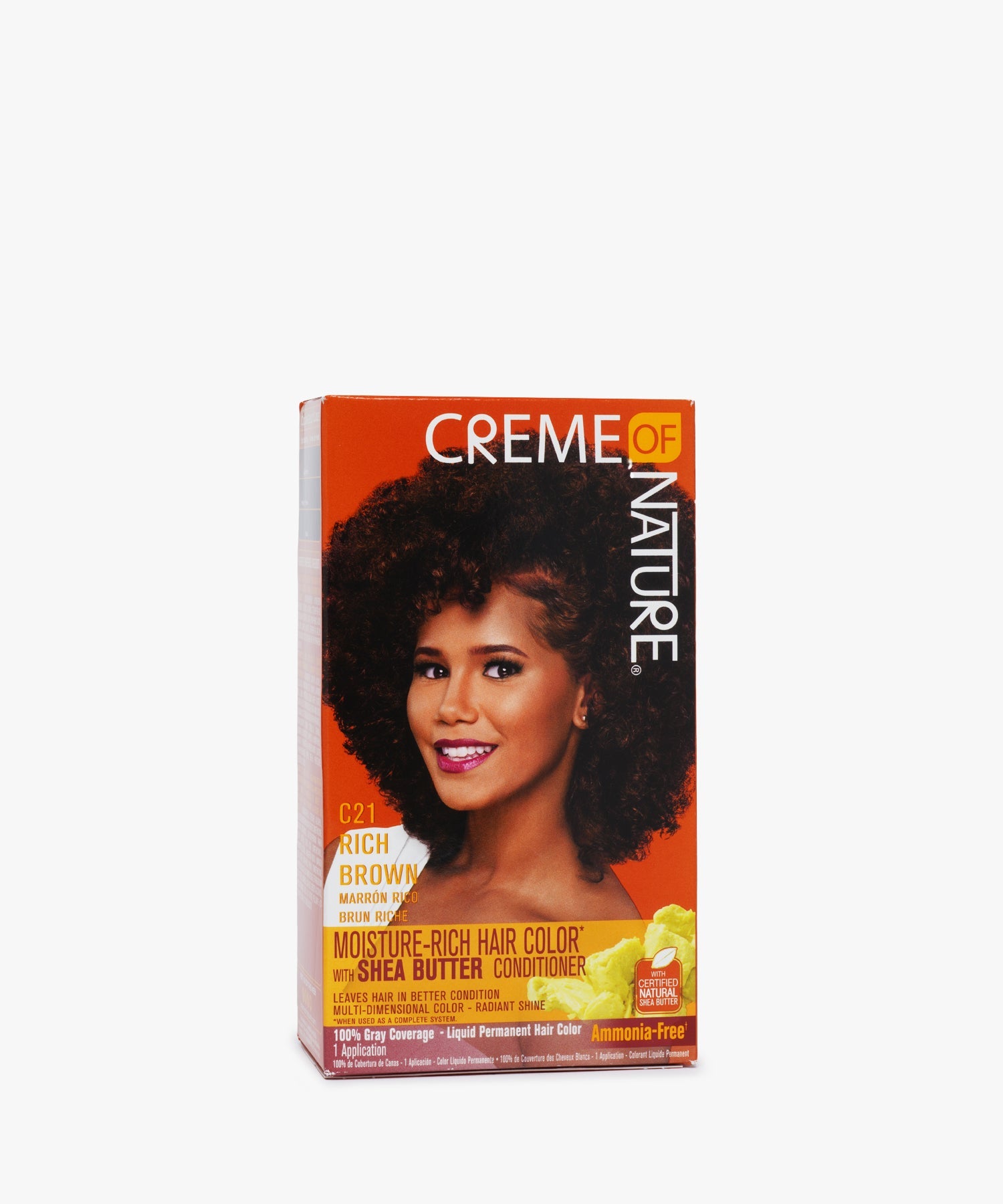Creme Of Nature Moisture Rich Hair Color #C21 Rich Brown