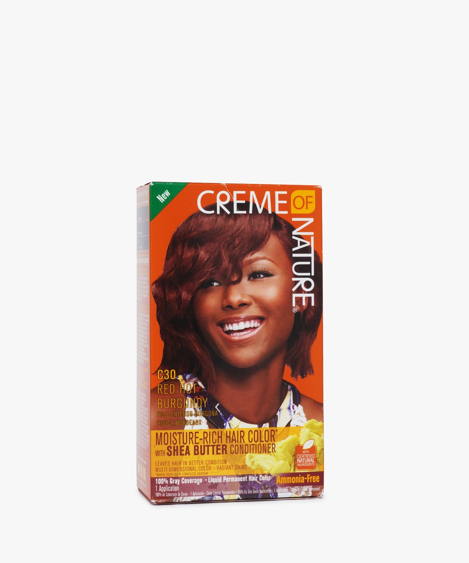 Creme Of Nature Moisture Rich Hair Color #C30 Red Hot Burgundy