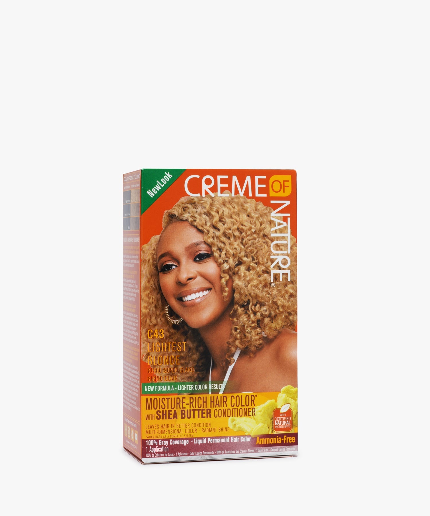 Creme Of Nature Moisture Rich Hair Color #C43 Lightest Blonde