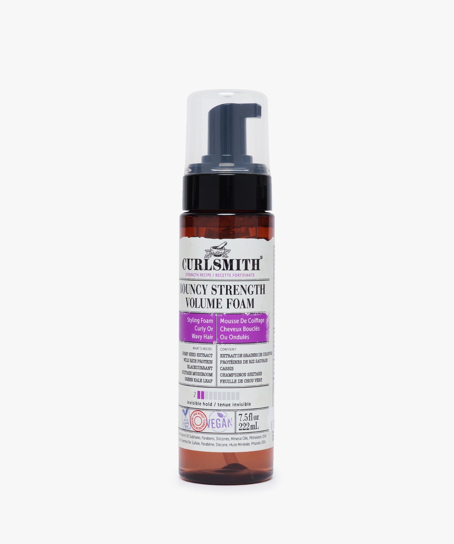 Curlsmith Strength Recipe Bouncy Strength Volume Foam 222 ml