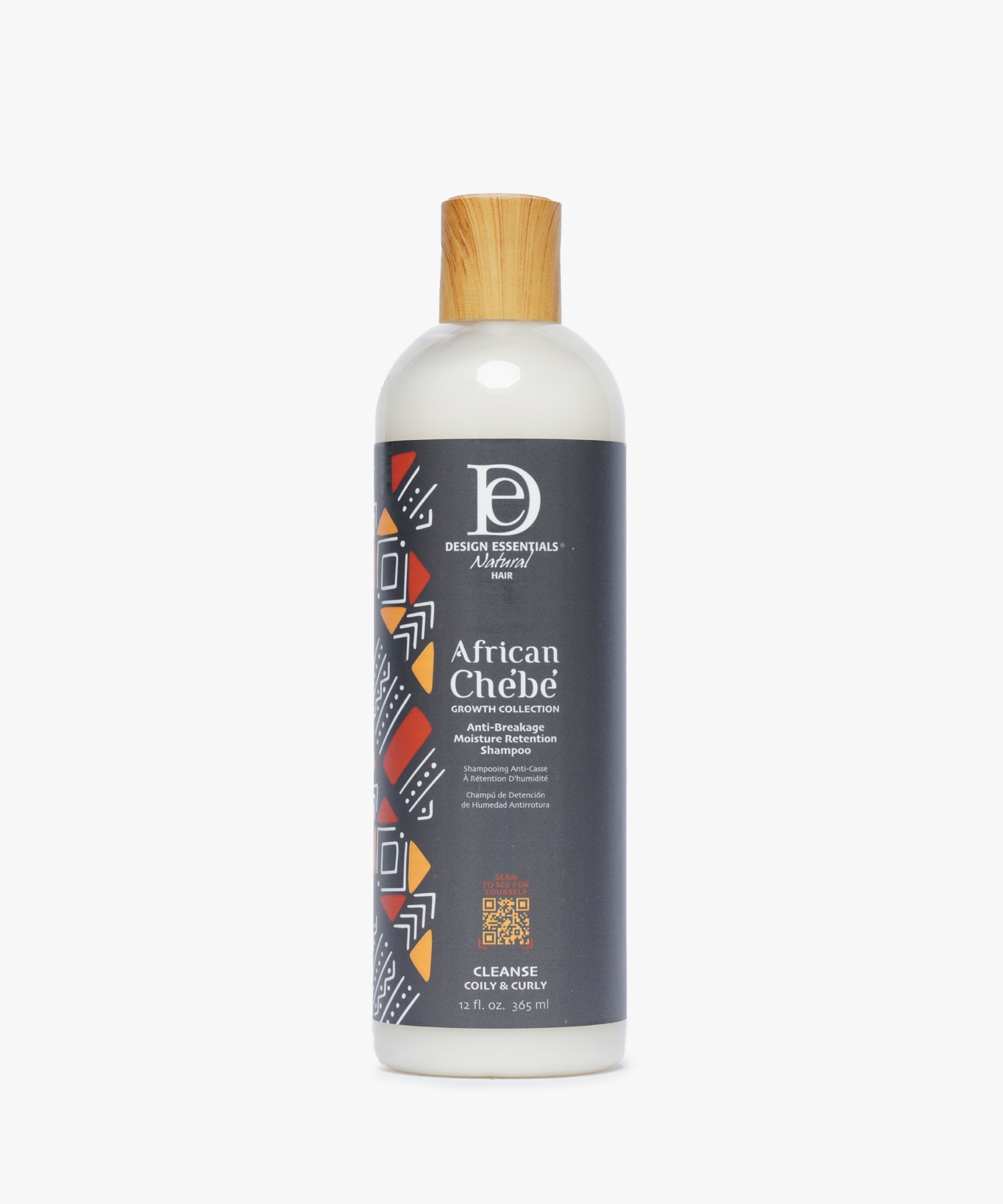 Design Essentials African Chebe Growth Collection Anti-Breakage Moisture Retention Shampoo 365 gr.