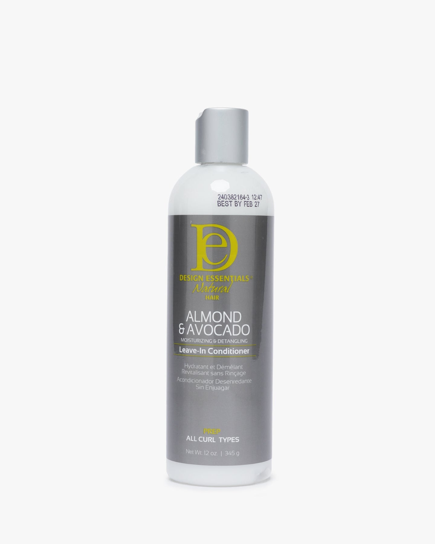 Design Essentials Almond & Avocado Moisturizing & Detangling Leave-In Conditioner 350 gr.