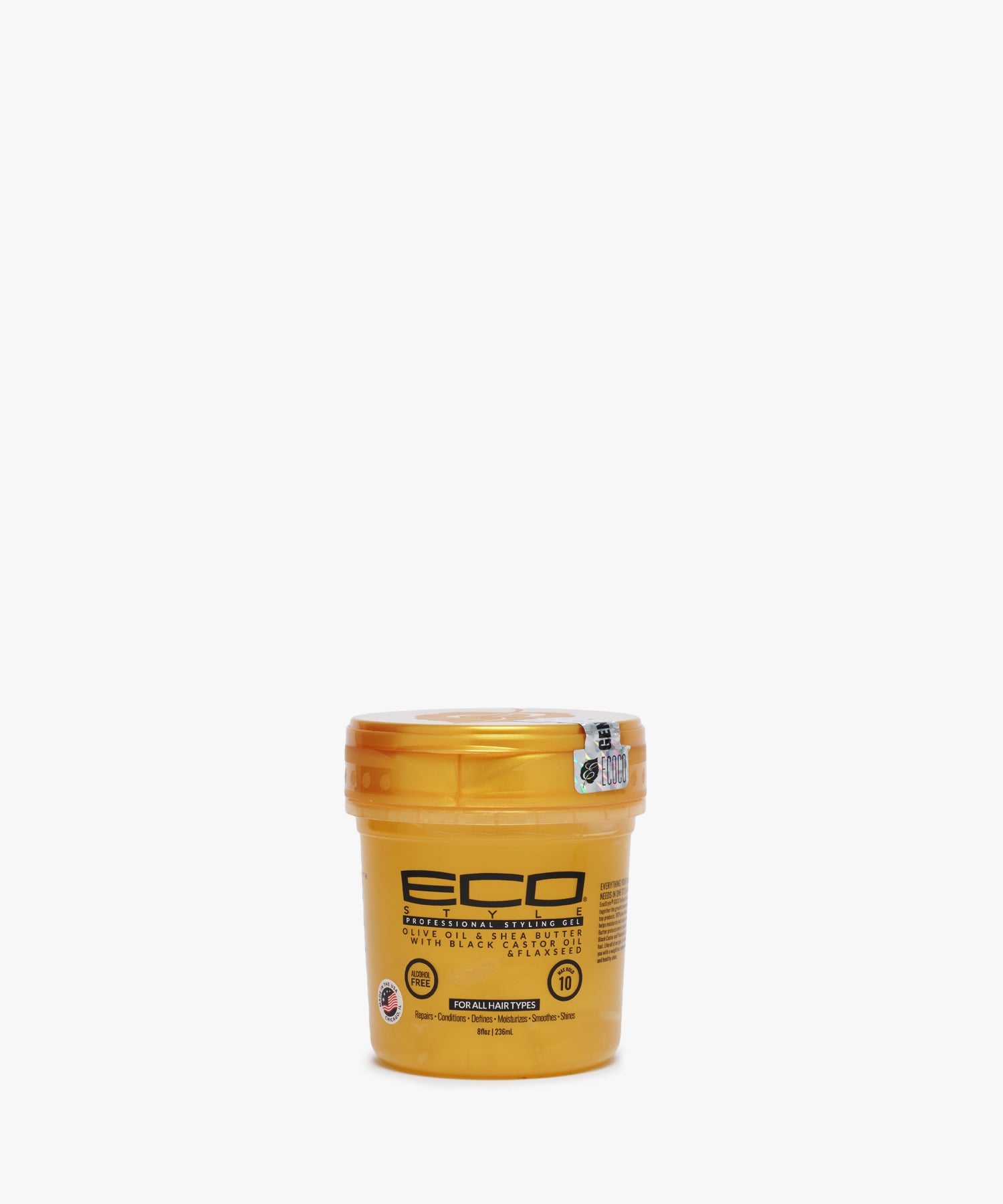 Eco Styler Professional Styling Gel EcoPlex Olive Oil & Shea Butter Black Castor Oil & Flaxseed 236 ml