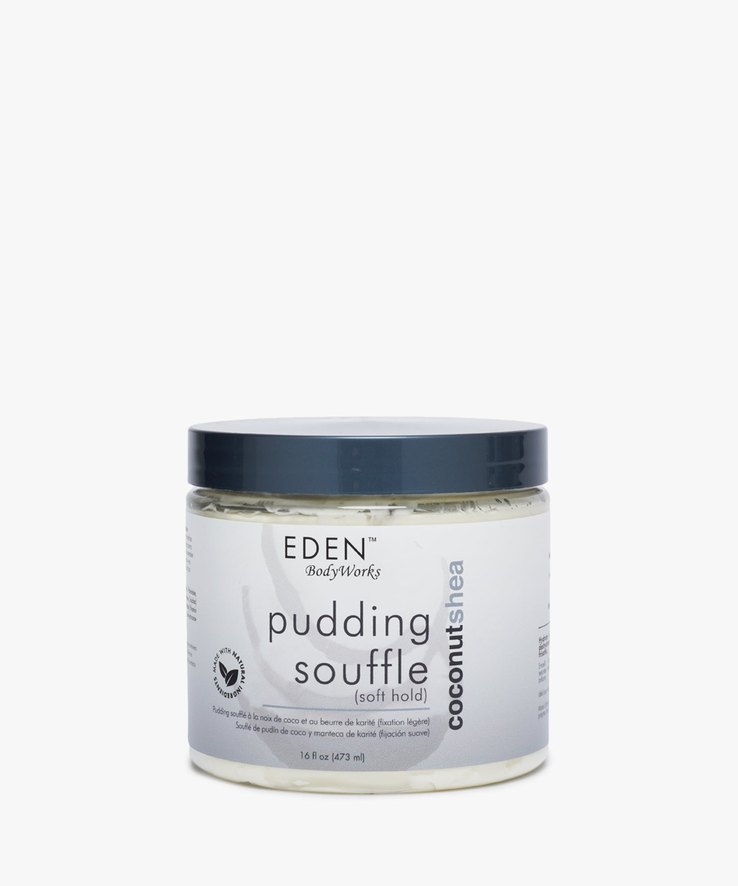 Eden BodyWorks Coconut Shea Natural Pudding Souffle (soft hold) 473 ml