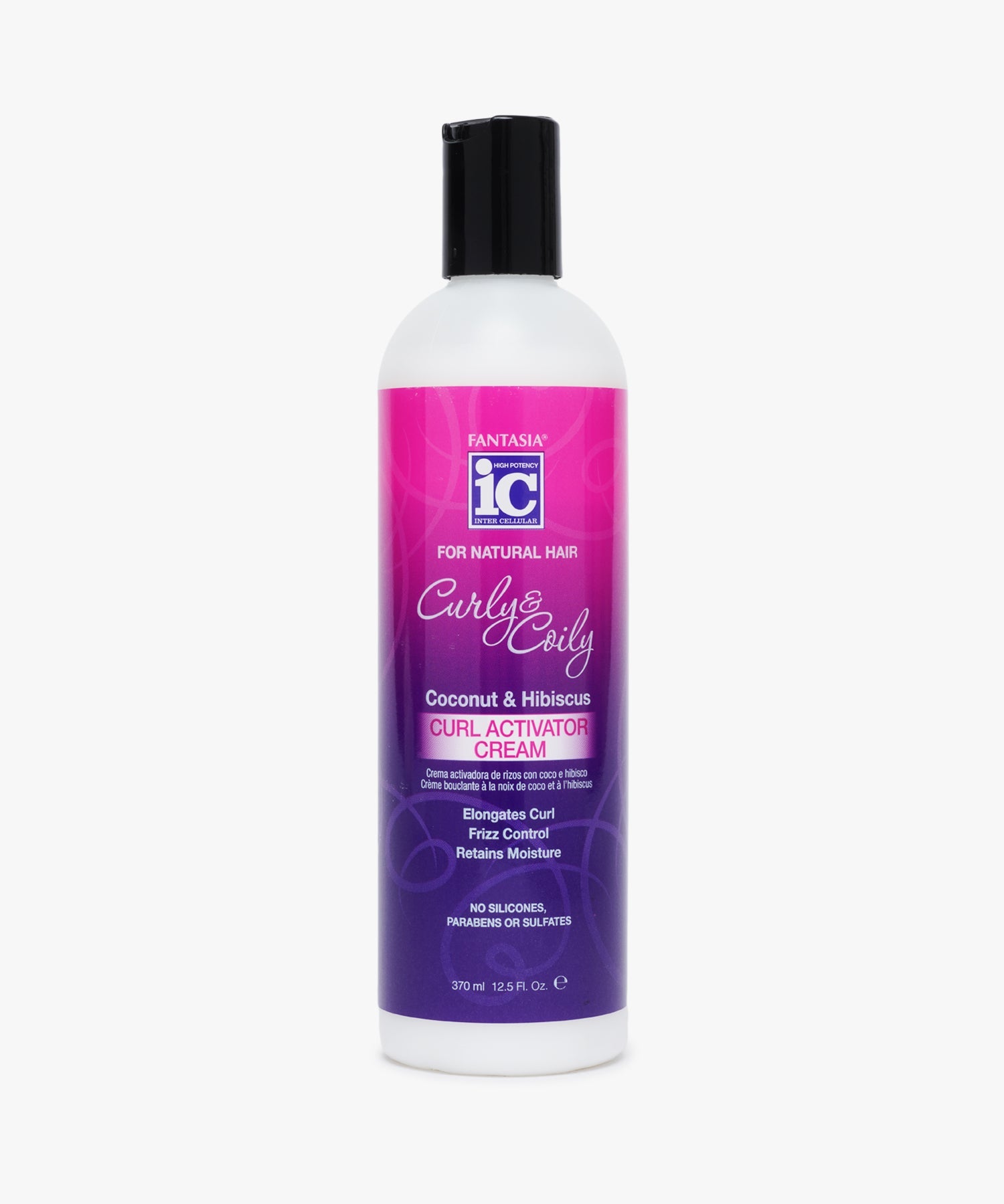Fantasia IC Curly & Coily Coconut & Hibiscus Curl Activator Cream 370 ml