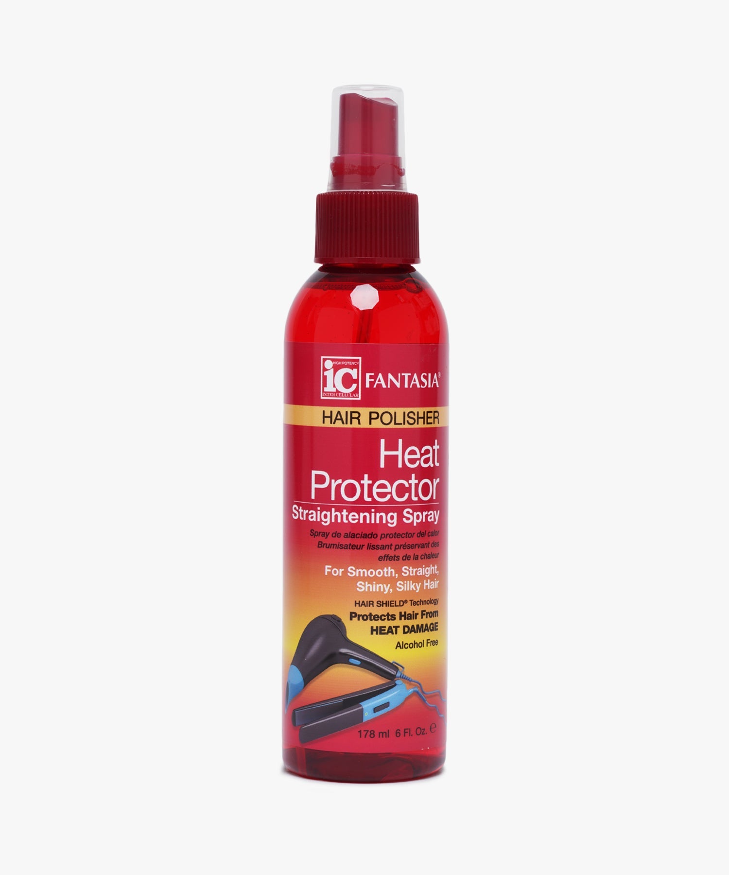 Fantasia IC Heat Protector Straigtening Spray 178 ml