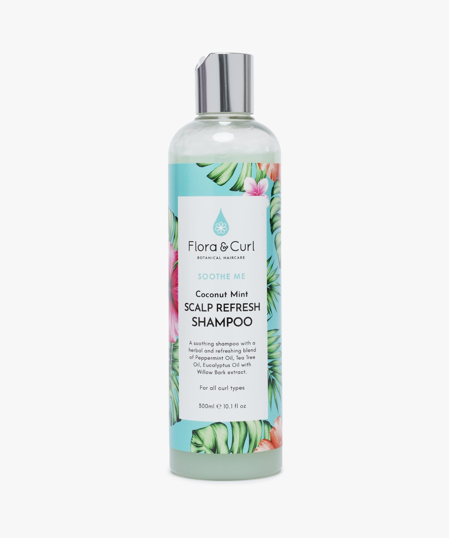 Flora & Curl Coconut Mint Scalp Refresh Shampoo 300 ml