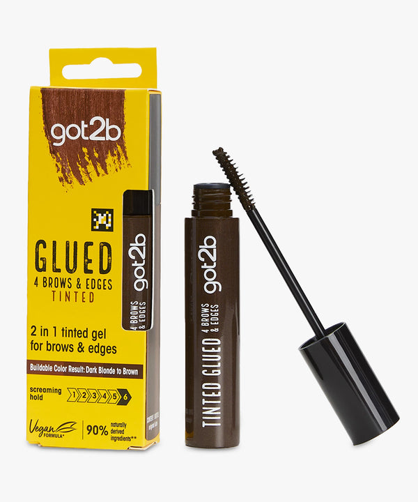 Got2B Glued 2-In-1 Tinted Gel For Brows & Edges (Dark Brown) 16 ml