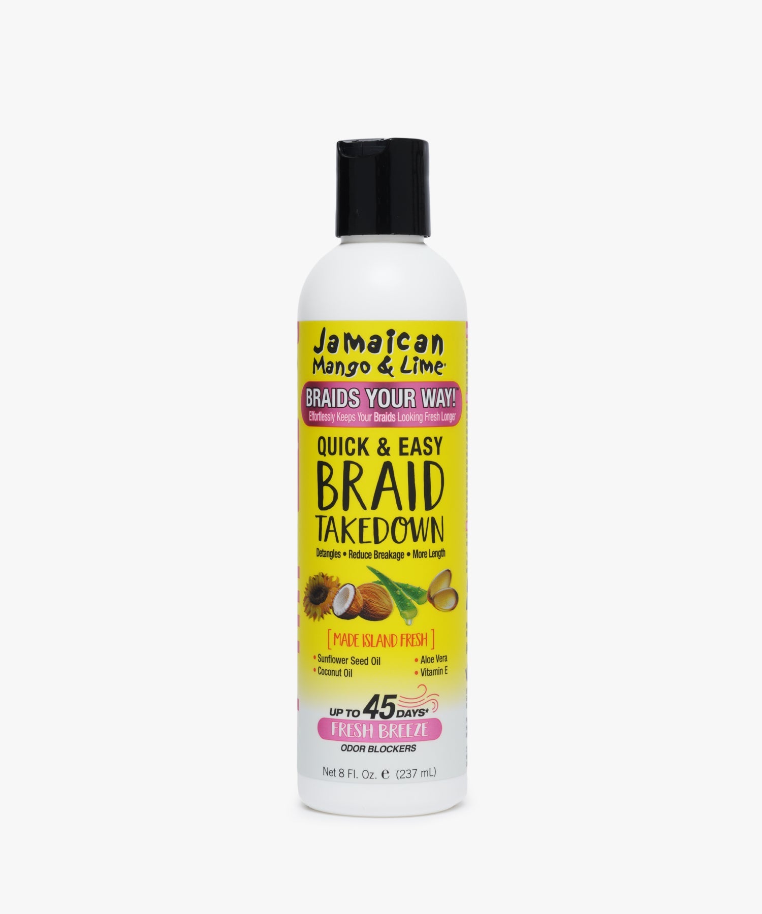 Jamaican Mango & Lime Braids Your Way Quick & Easy Brake Takedown 237 ml