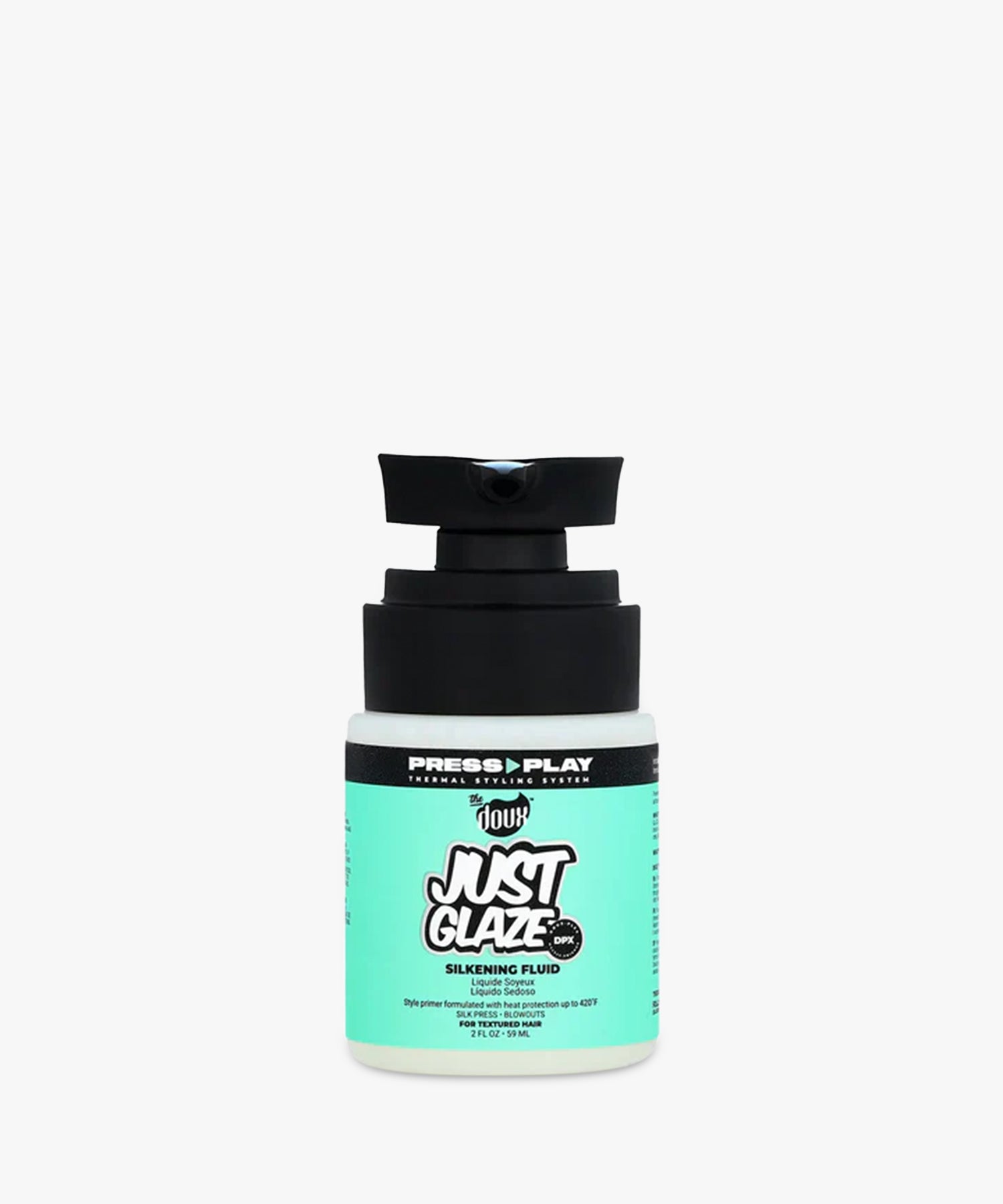 The Doux Just Glaze Silkening Fluid (59 ml) — gladmakend haarserum voor zijdezachte glans