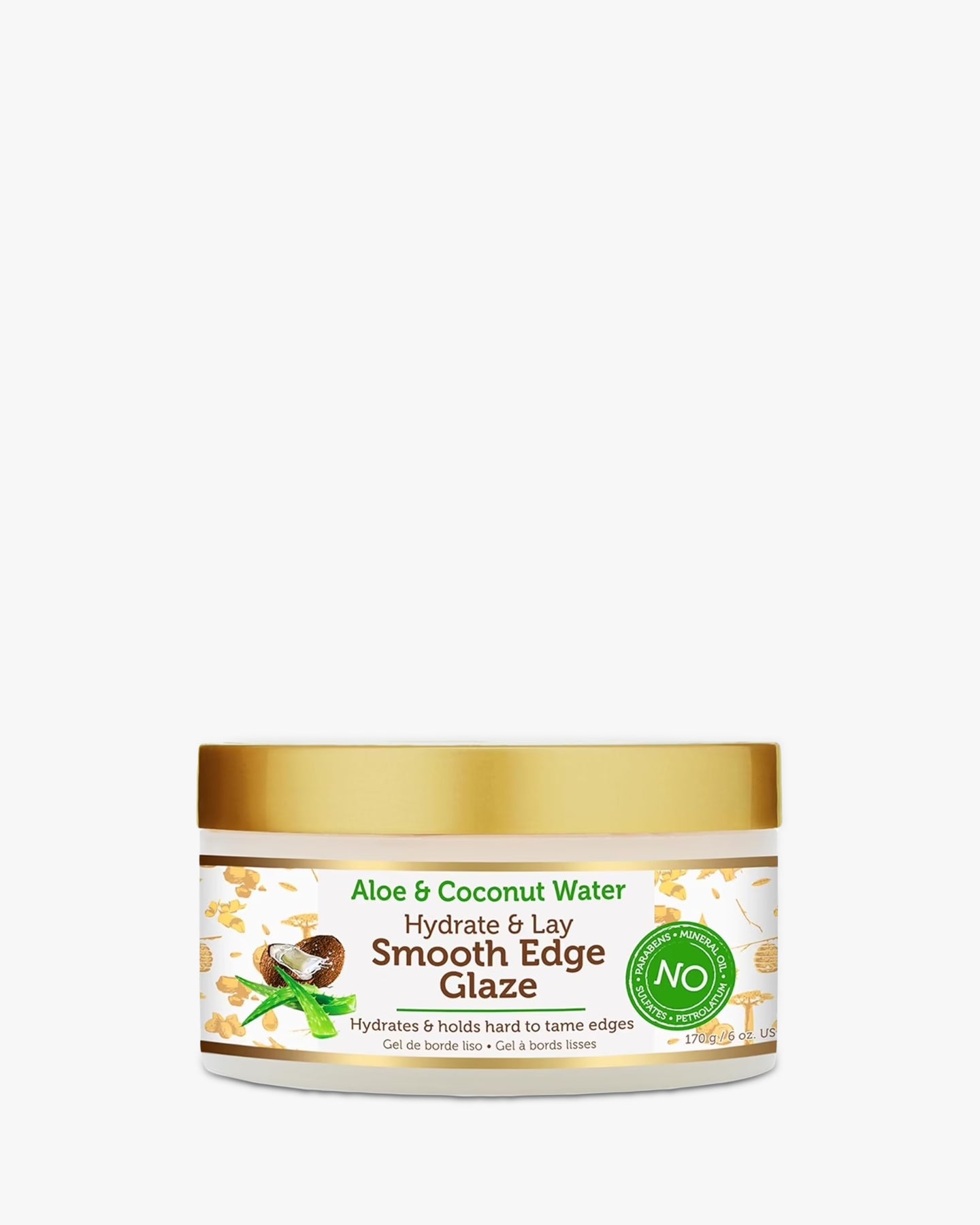 African Pride Moisture Miracle Aloe & Coconut Water Hydrate & Lay Smooth Edge Glaze 170 gr.
