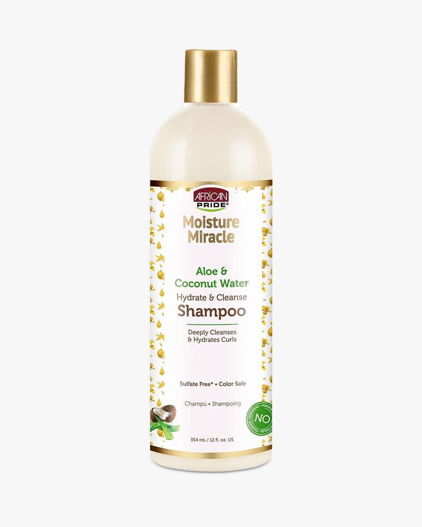 African Pride Moisture Miracle Aloe & Coconut Water Hydrate & Cleanse Shampoo 354 ml