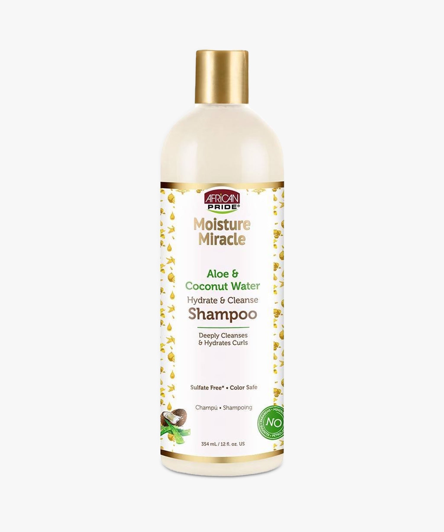 African Pride Moisture Miracle Aloe & Coconut Water Hydrate & Cleanse Shampoo 354 ml