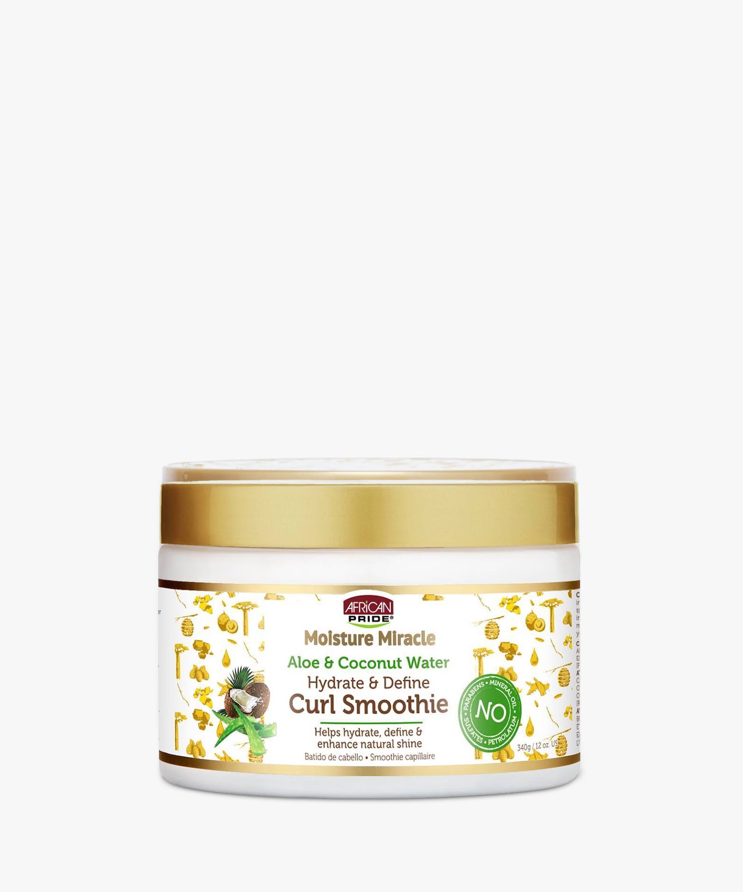 African Pride Moisture Miracle Aloe & Coconut Water Hydrate & Define Curl Smoothie 340 gr.