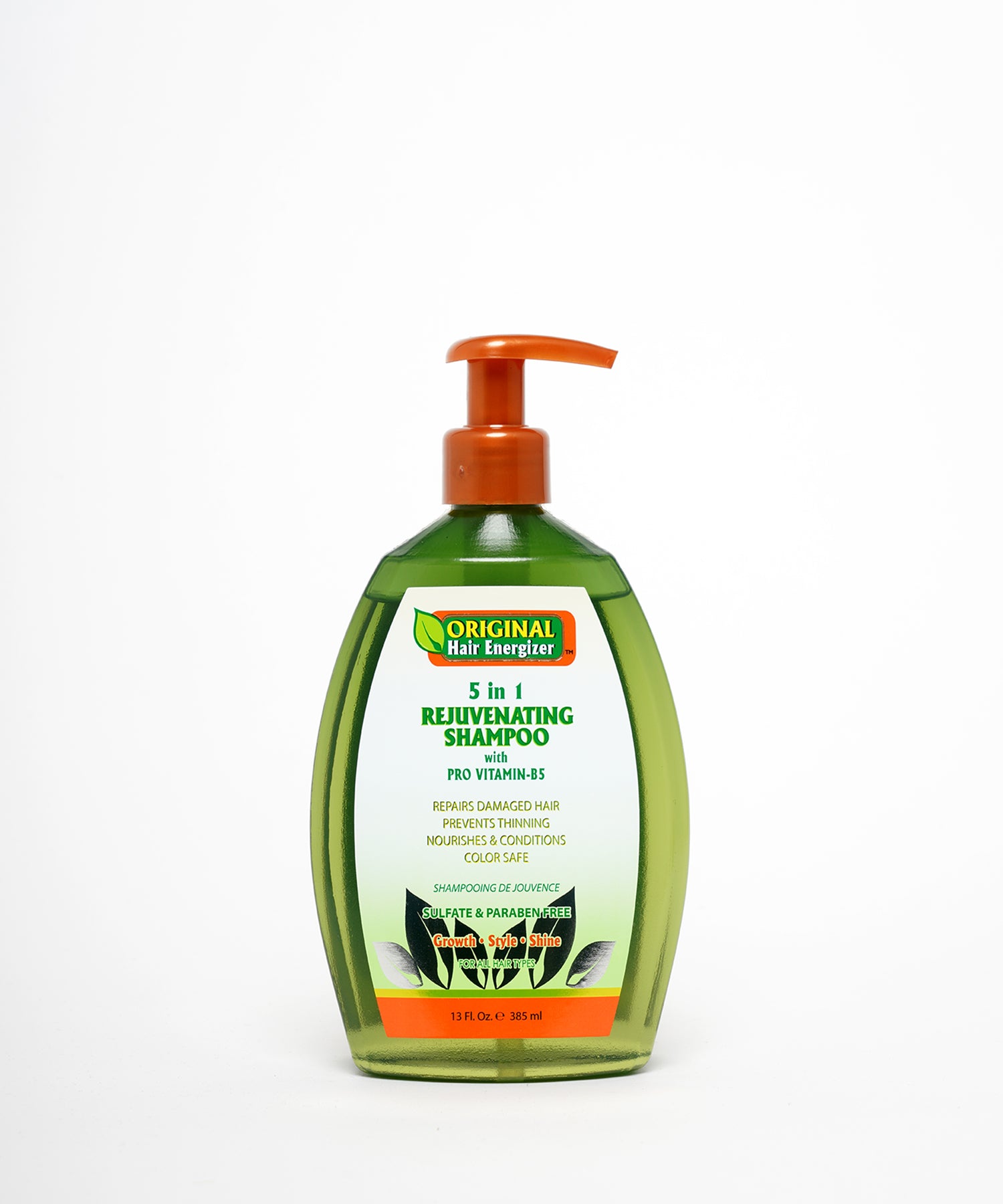 Organic Hair Energizer 5 in 1 Rejuvenating Shampoo 385 ml