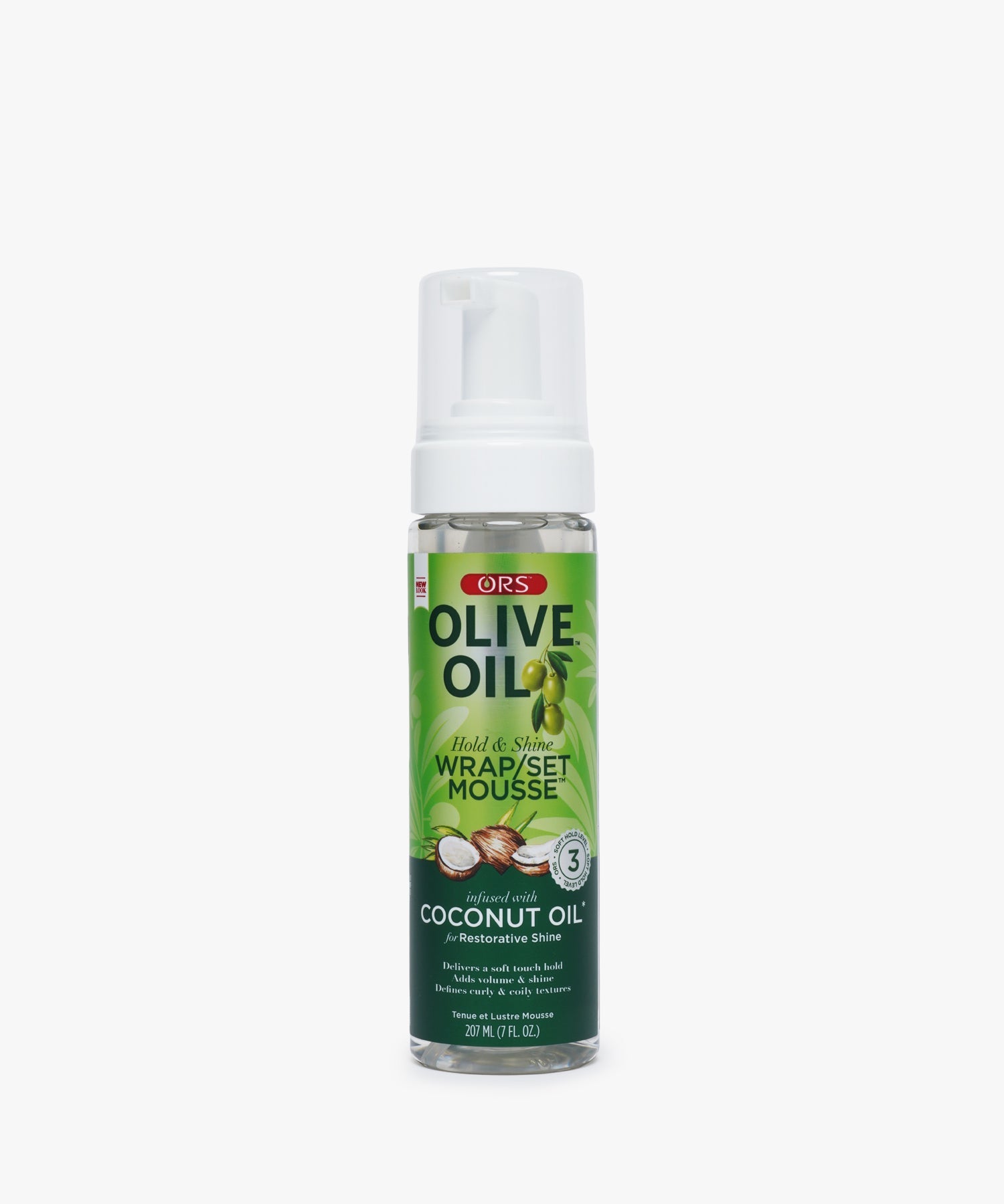 ORS Olive Oil Wrap/Set Mousse Coconut Oil 207 ml