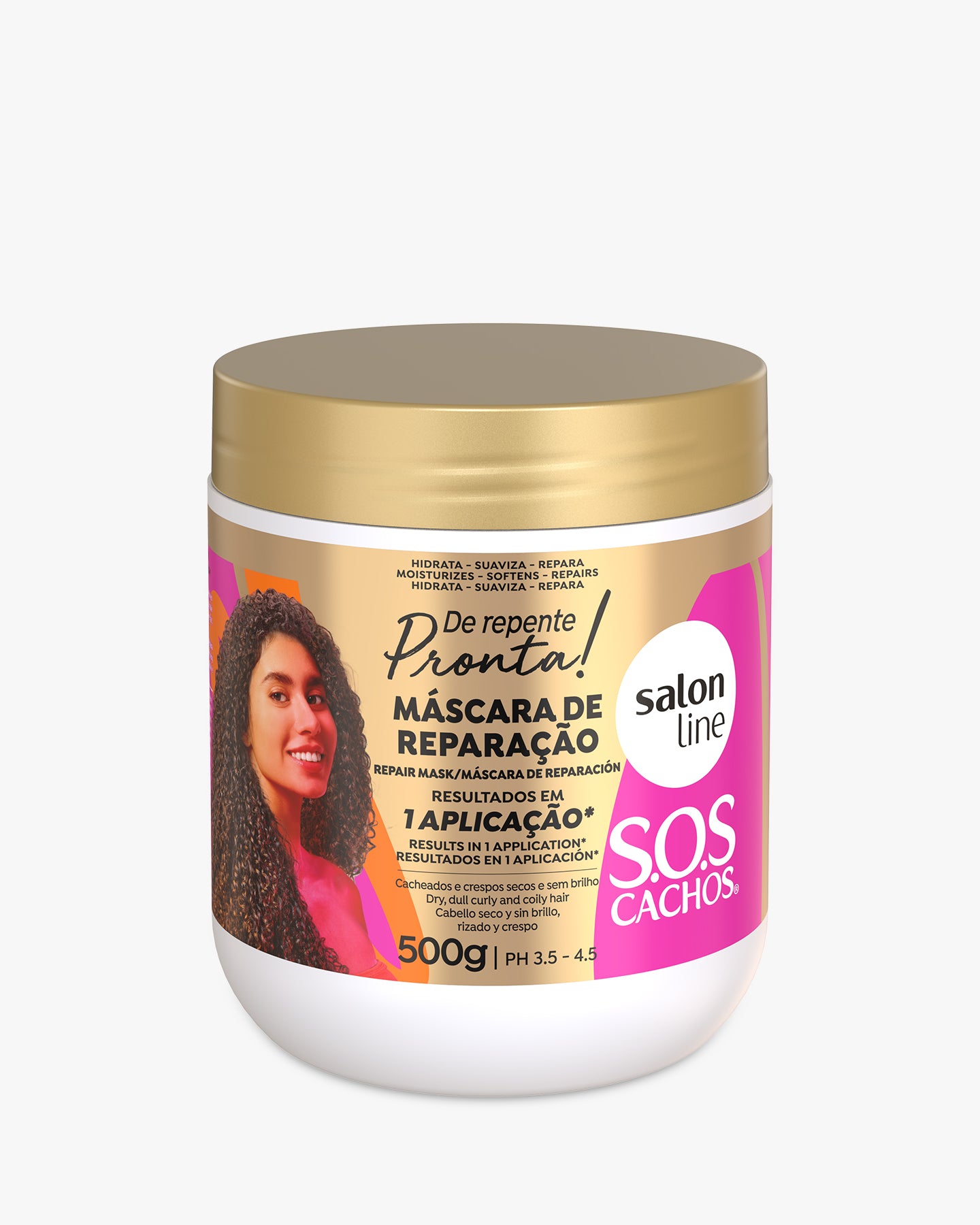 Salon Line S.O.S Cachos De Repente Pronta! Repair Mask 500 gr.