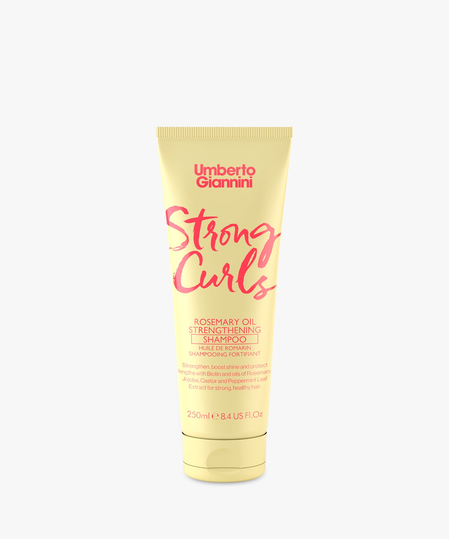 Umberto Giannini Strong Curls Rosemary Oil Strengthening Shampoo 250 ml