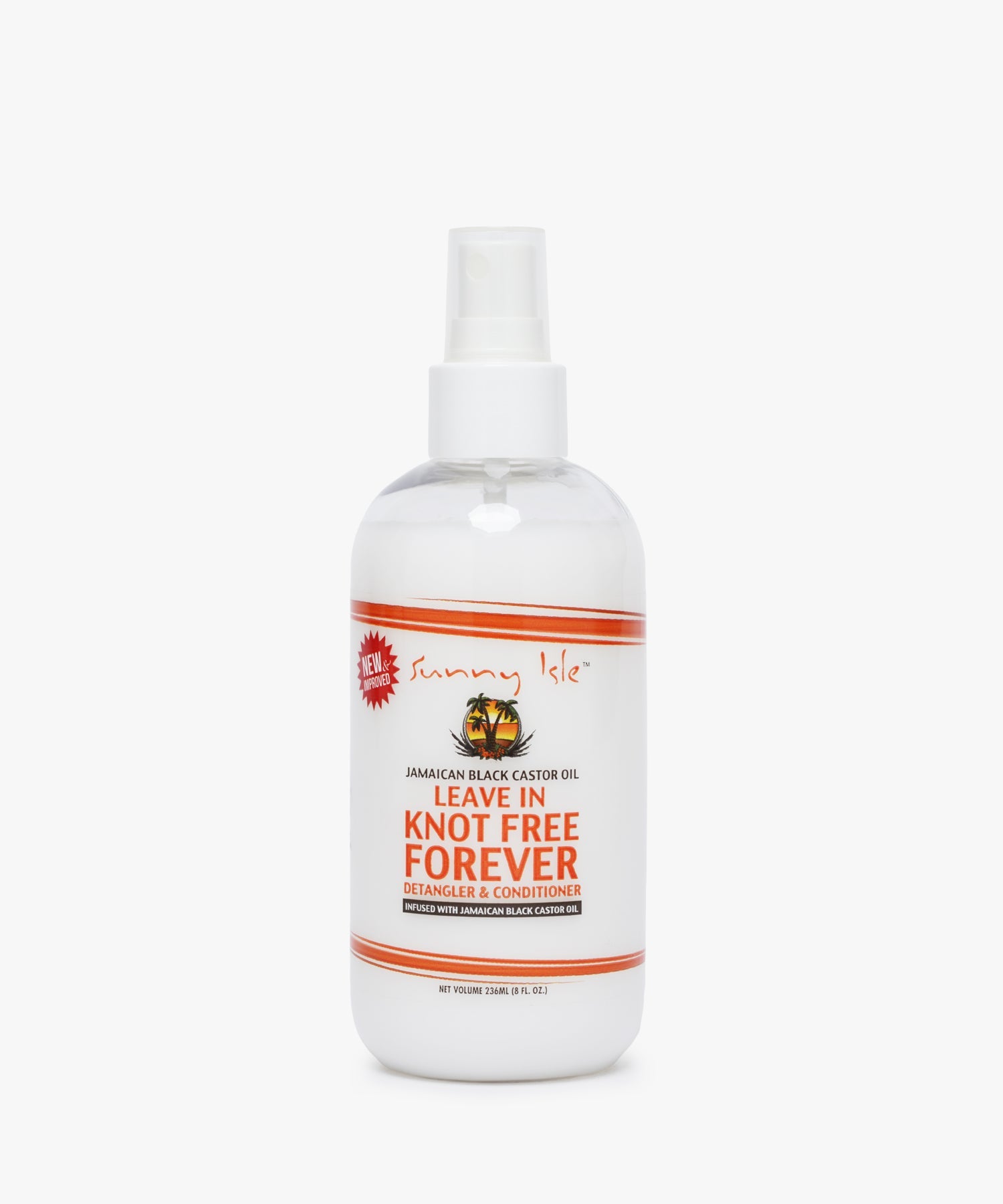 Sunny Isle Jamaican Black Castor Oil Leave-In Knot Free Forever Detangler & Conditioner Spray 236 ml