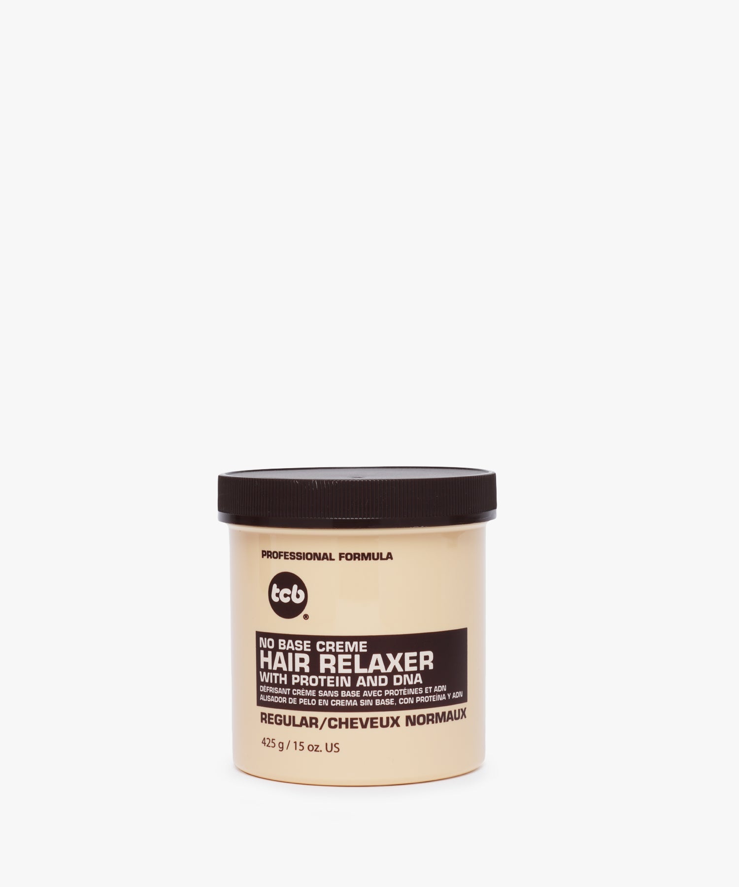TCB No Base Creme Hair Relaxer Regular 425 gr.