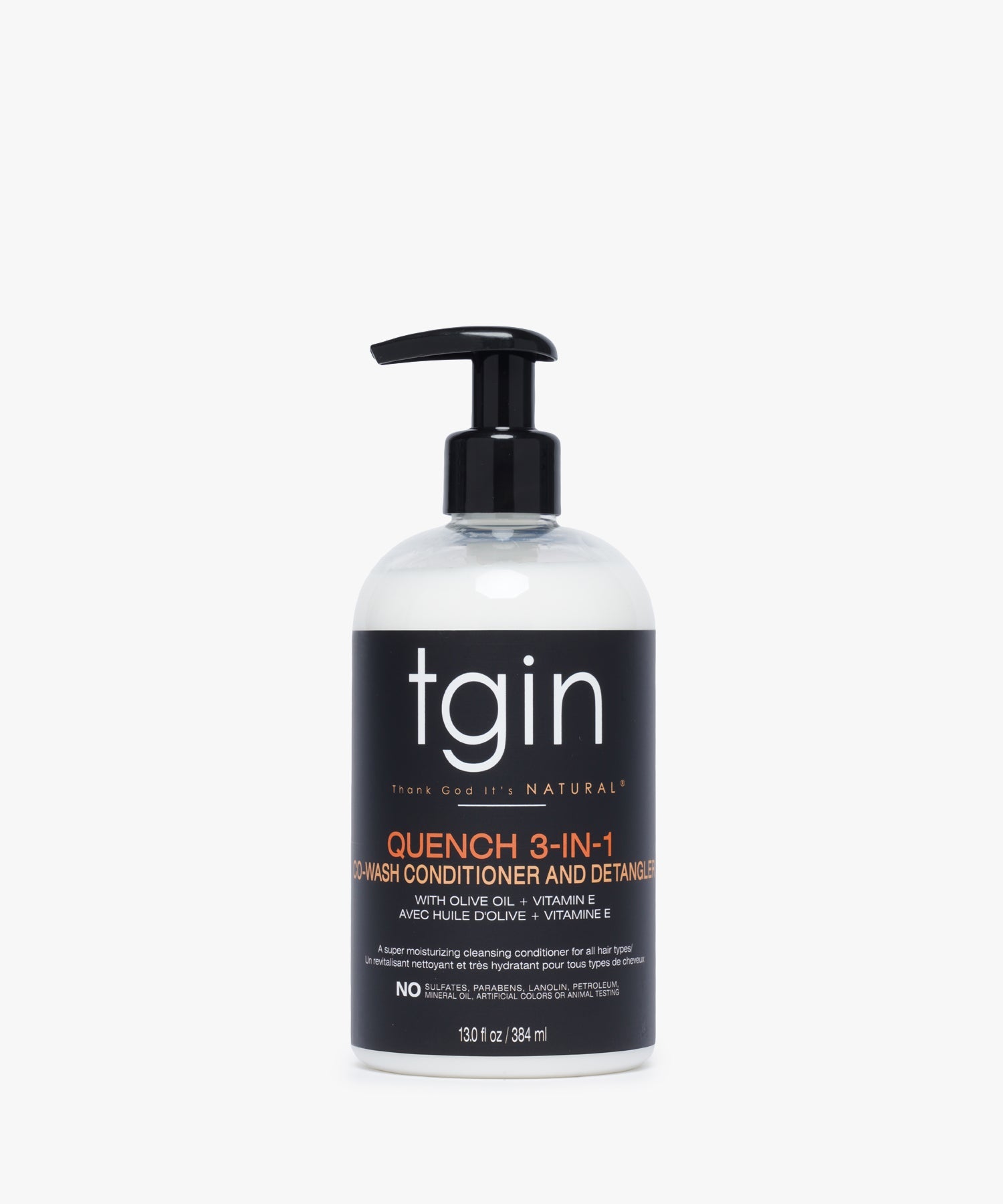 TGIN Quench 3-IN-1 Co-Wash Conditioner & Detangler 384 ml